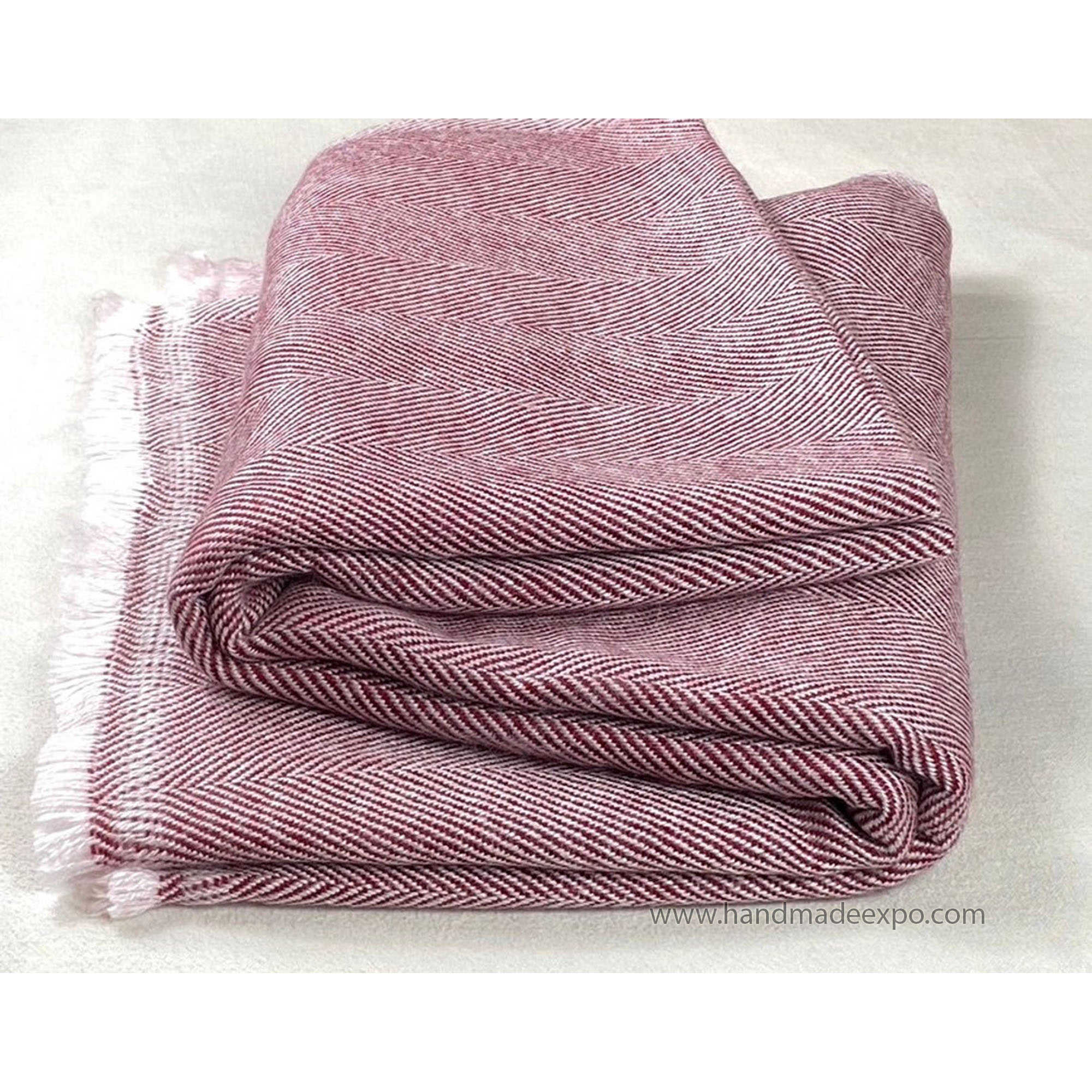 Pashmina Blanket, Thick Nepali Pashmina Shawl, Eight-ply Wool