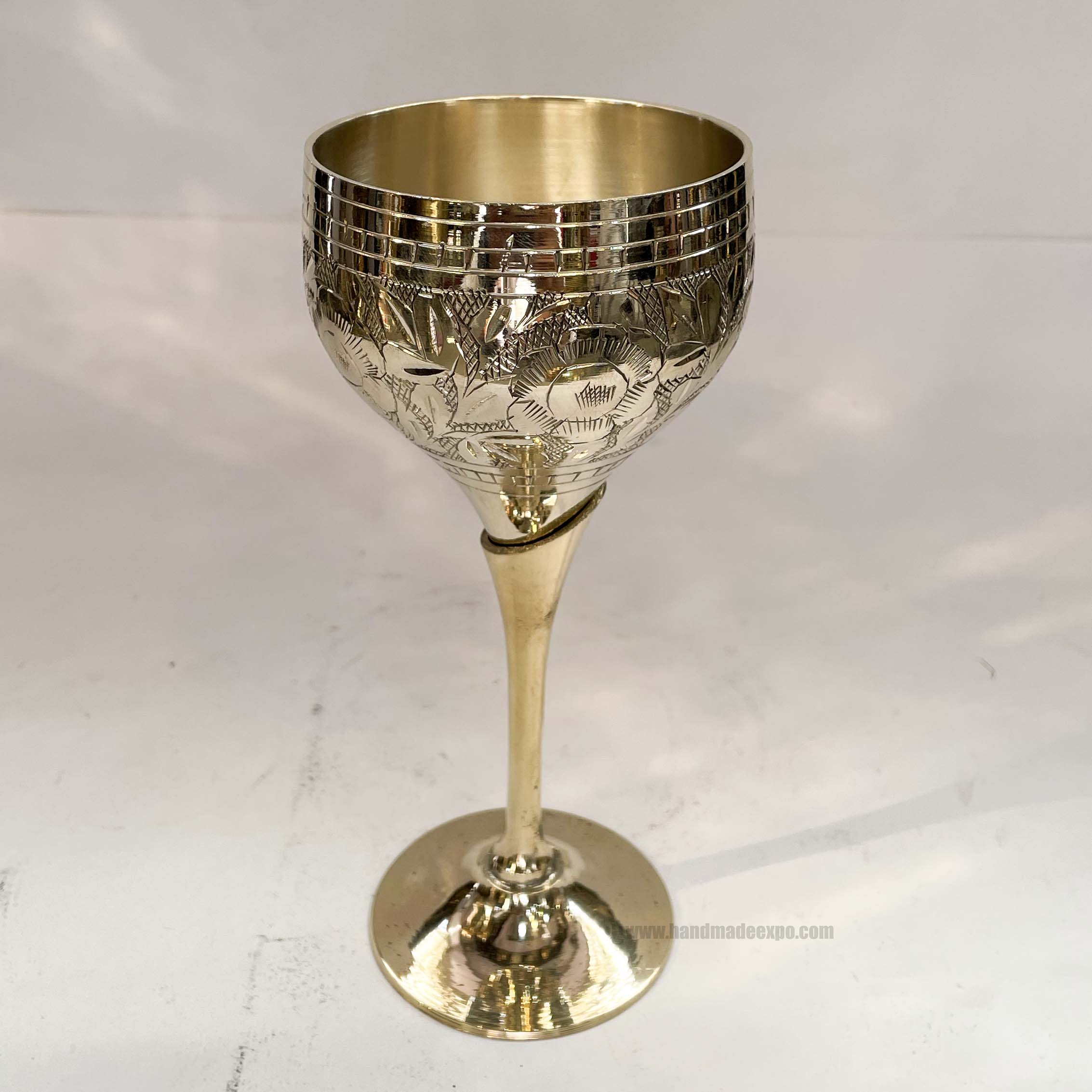 Wine Serving Set With bottle,round serving Tray And 4 Wine Glasses