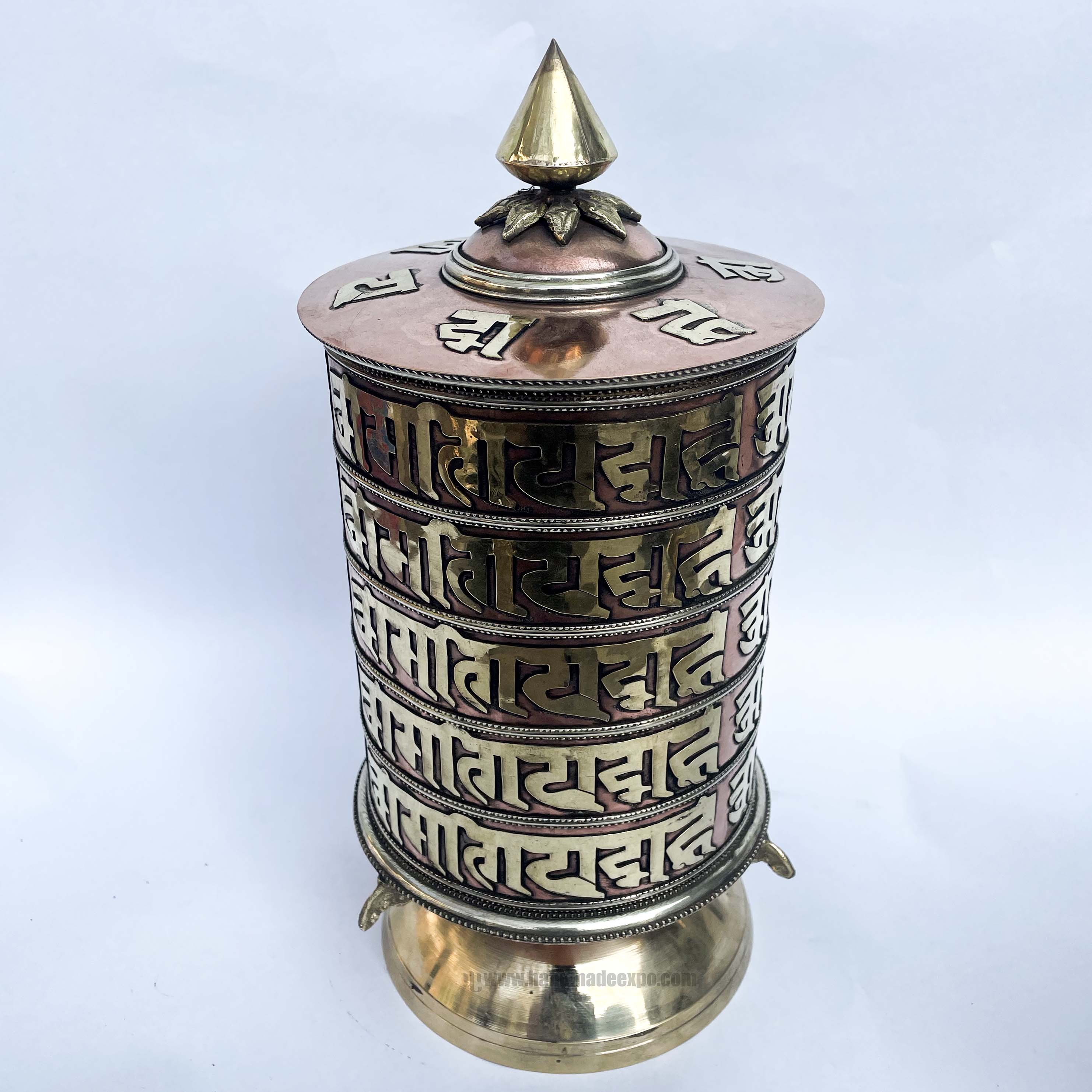 Table Prayer Wheel, With Mantra Inside