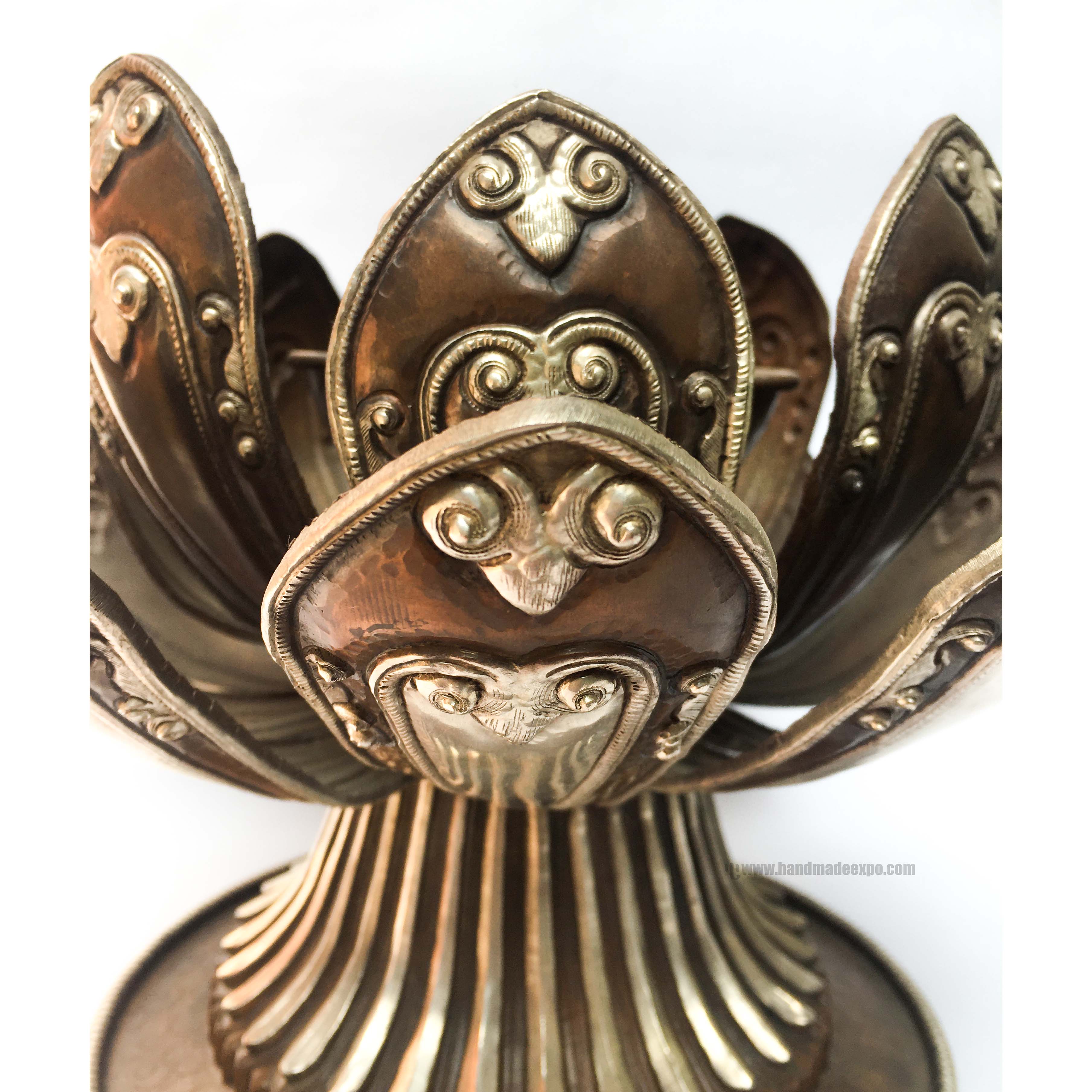 Hand Beaten Metal Dhakya Cup <span Style=