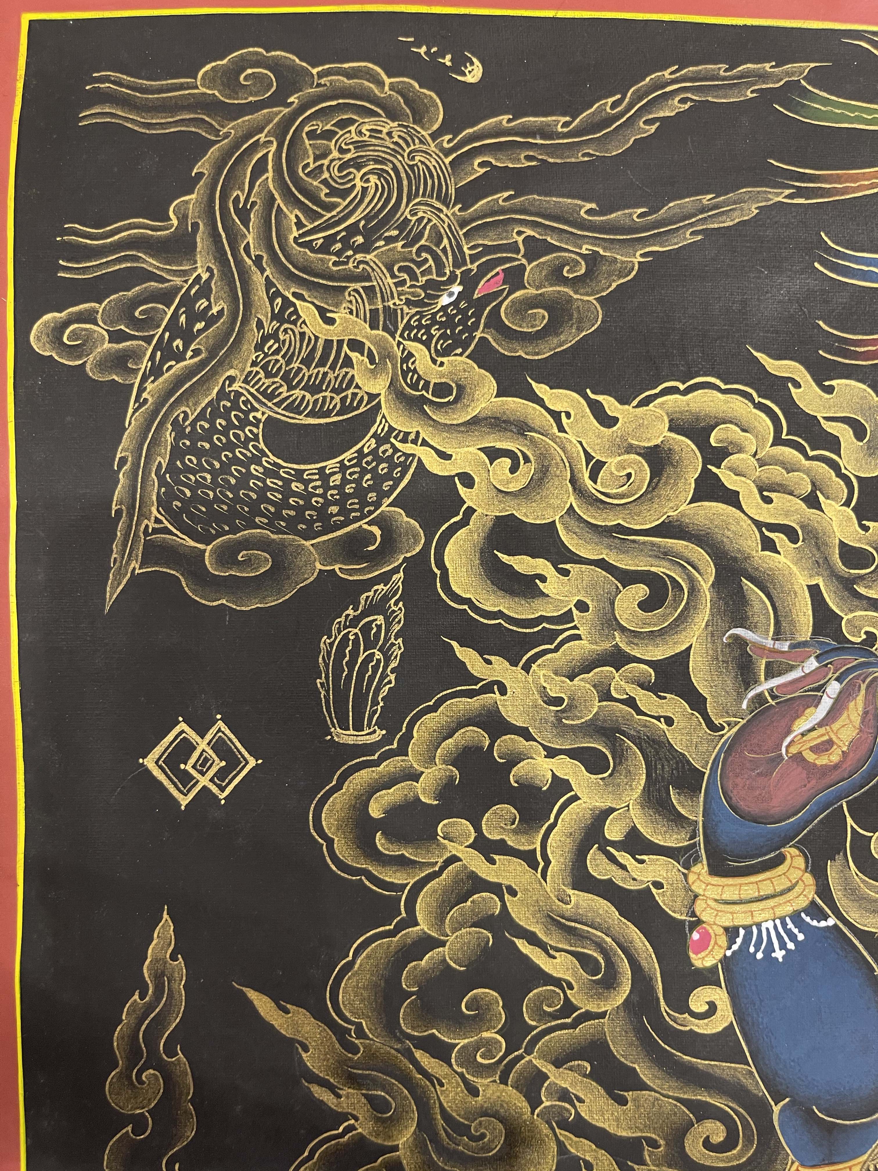 Buddhist Hand Painted Thangka <span Style=