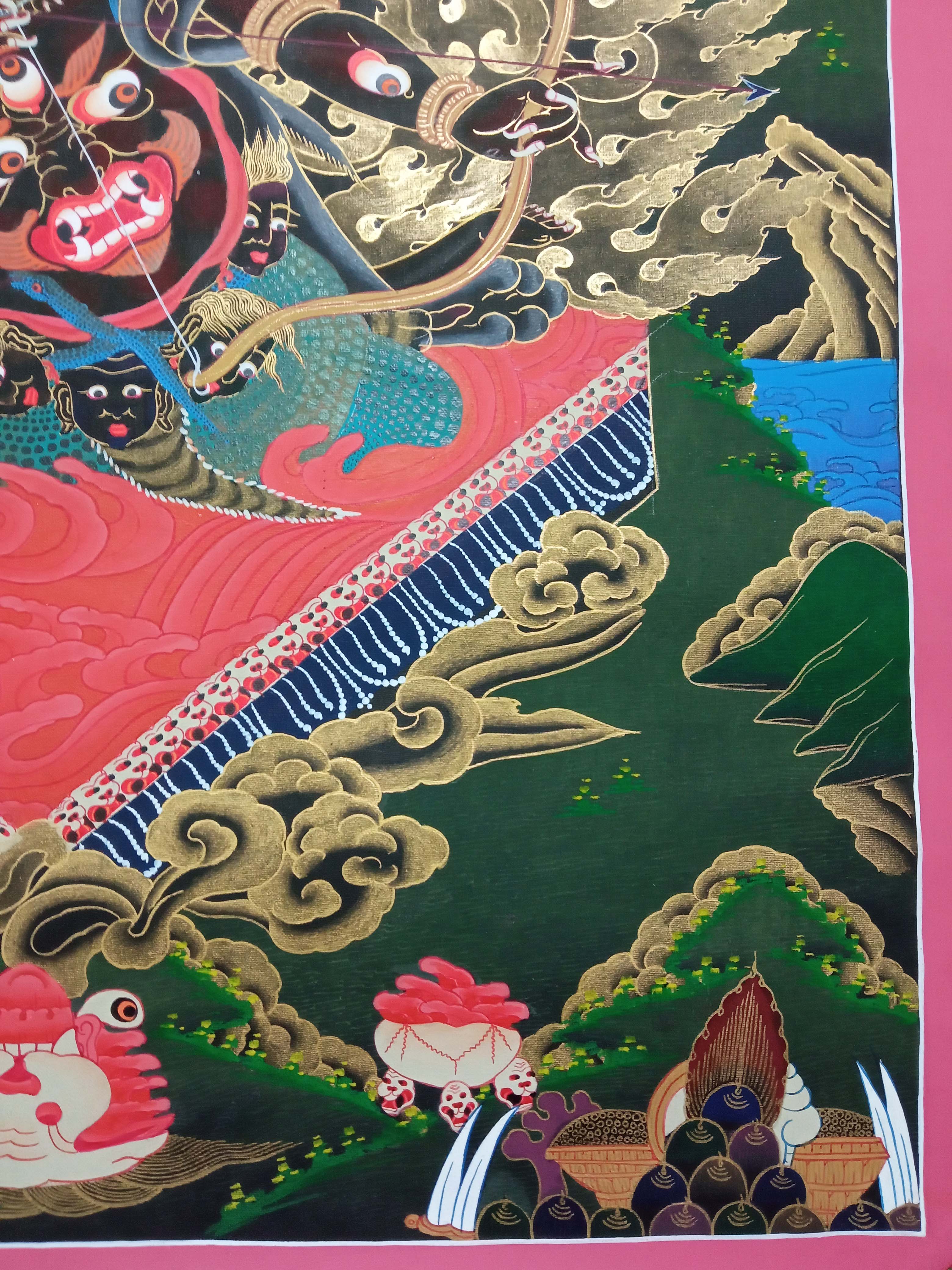 master Quality, Buddhist Thangka Of Rahula, original