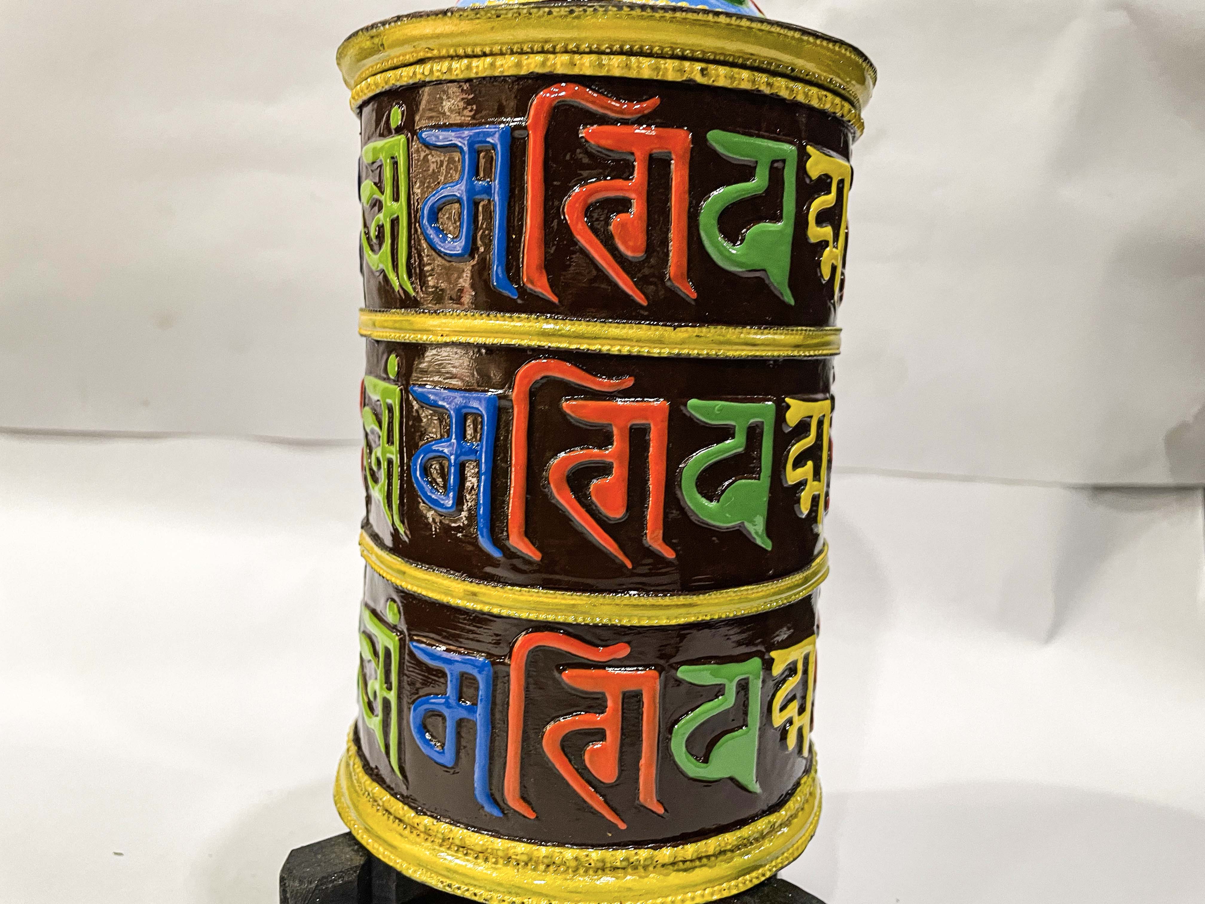 Table Prayer Wheel Big Size, <span Style=