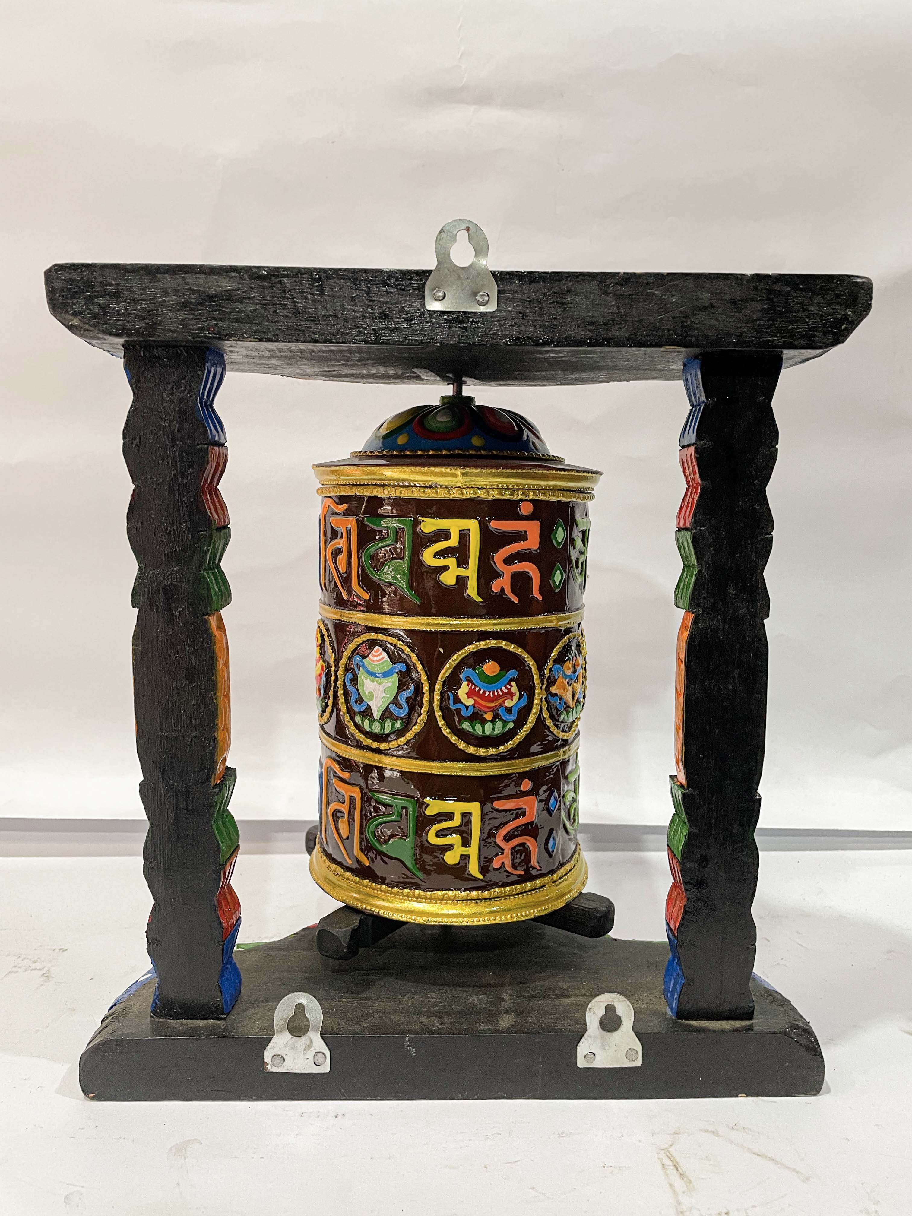 Wall Prayer Wheel <span Style=