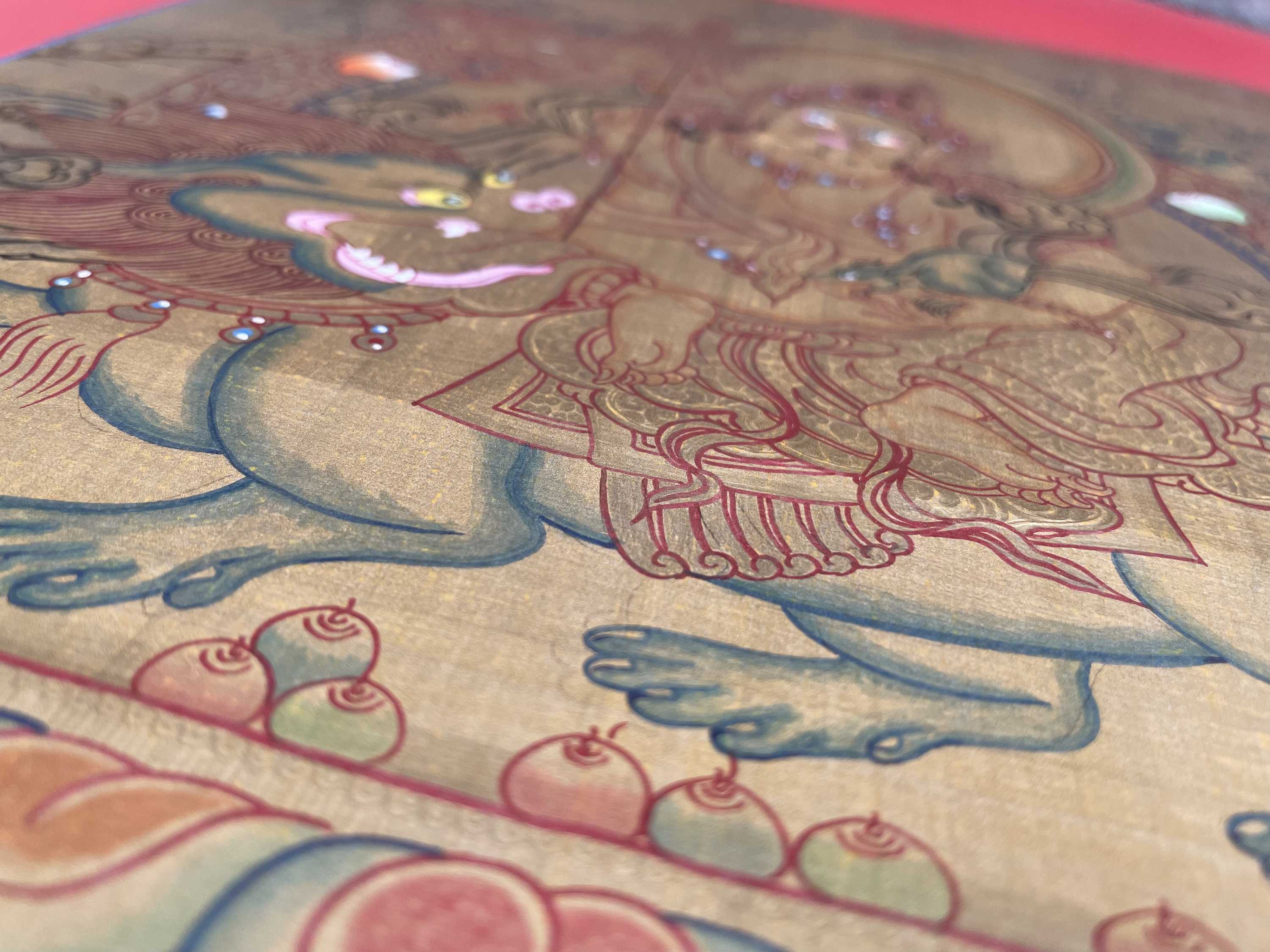 Tibetan Buddhist Thangka <span Style=