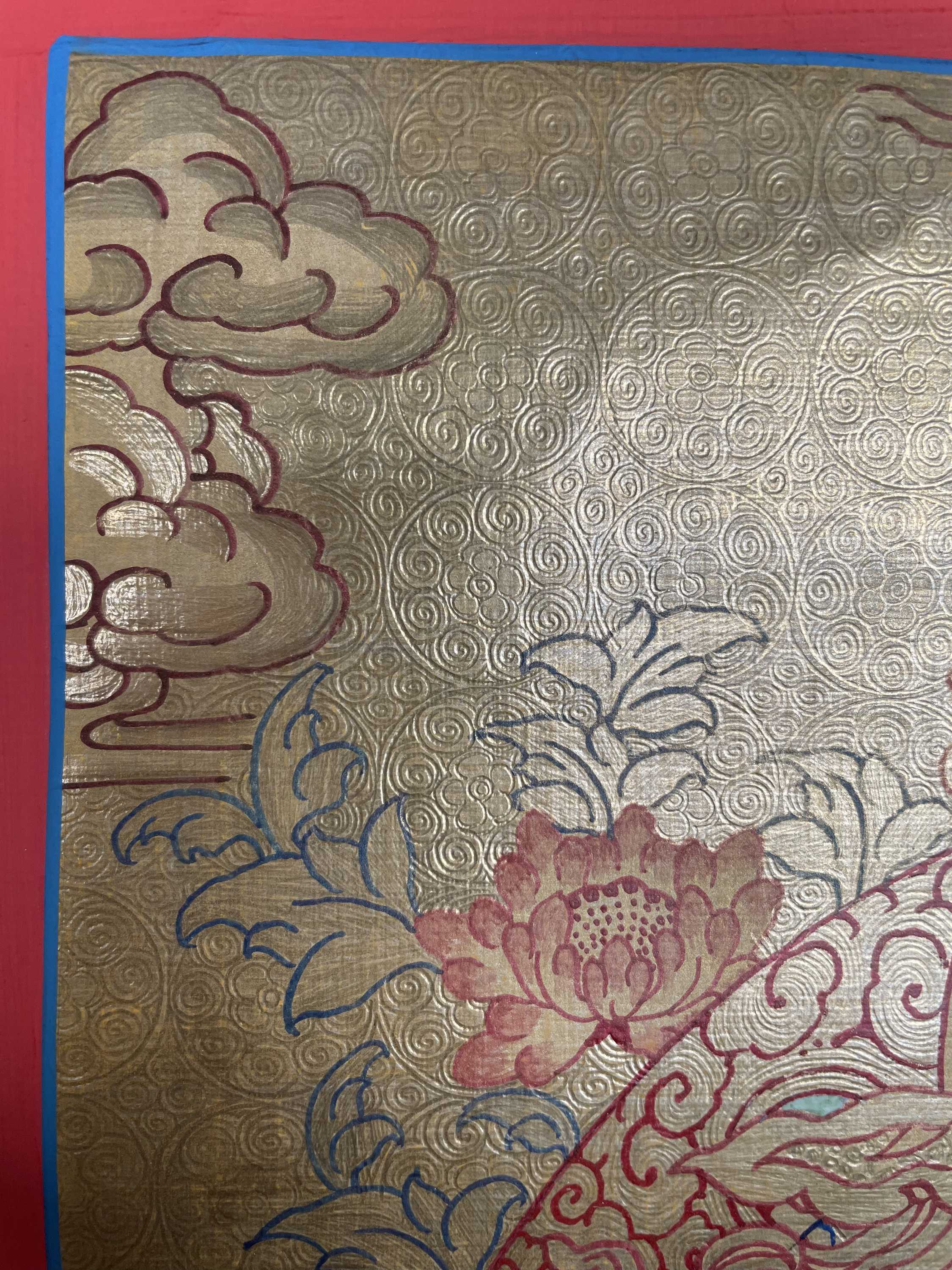 Tibetan Buddhist Thangka <span Style=