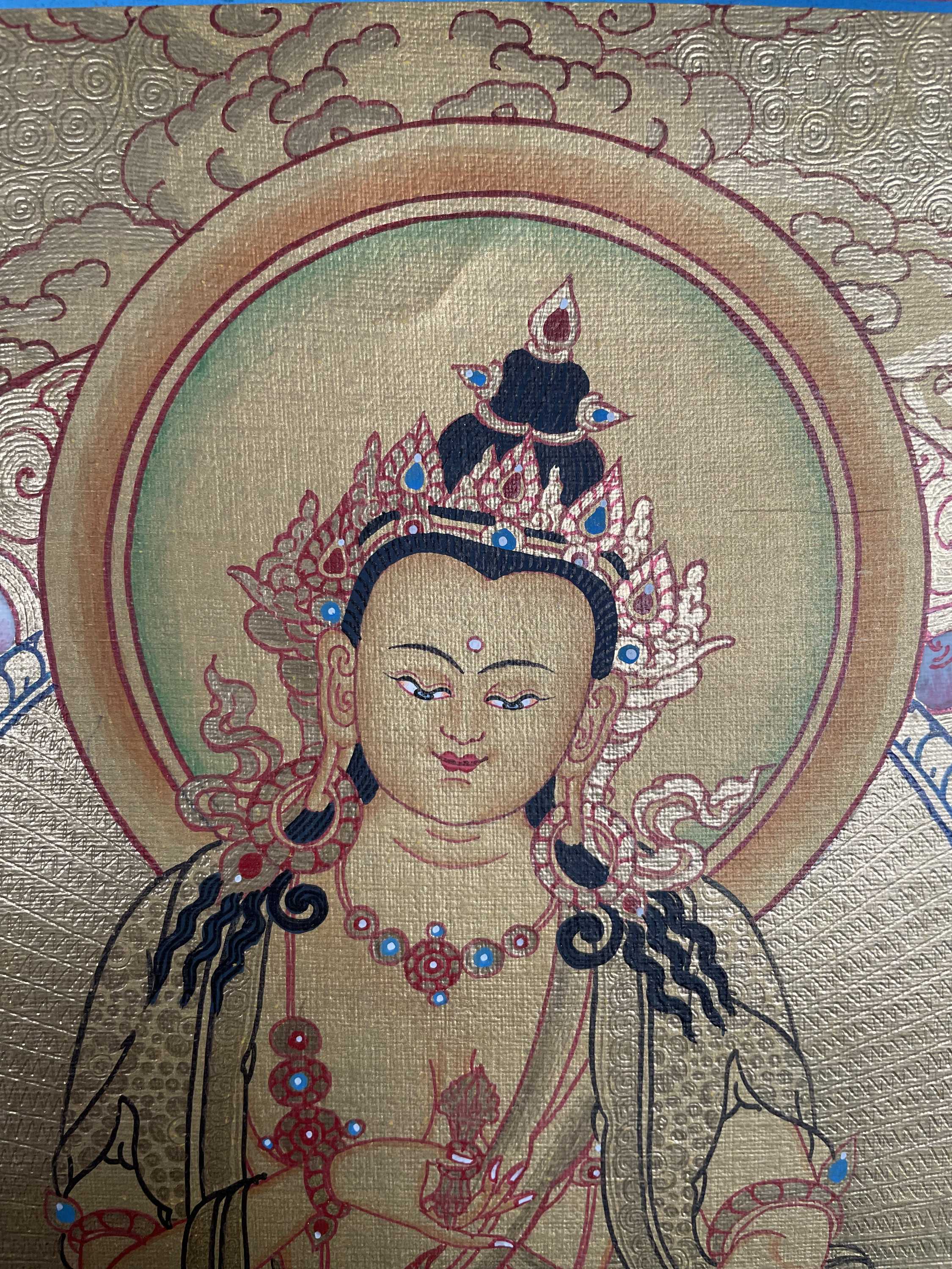 Tibetan Buddhist Thangka <span Style=