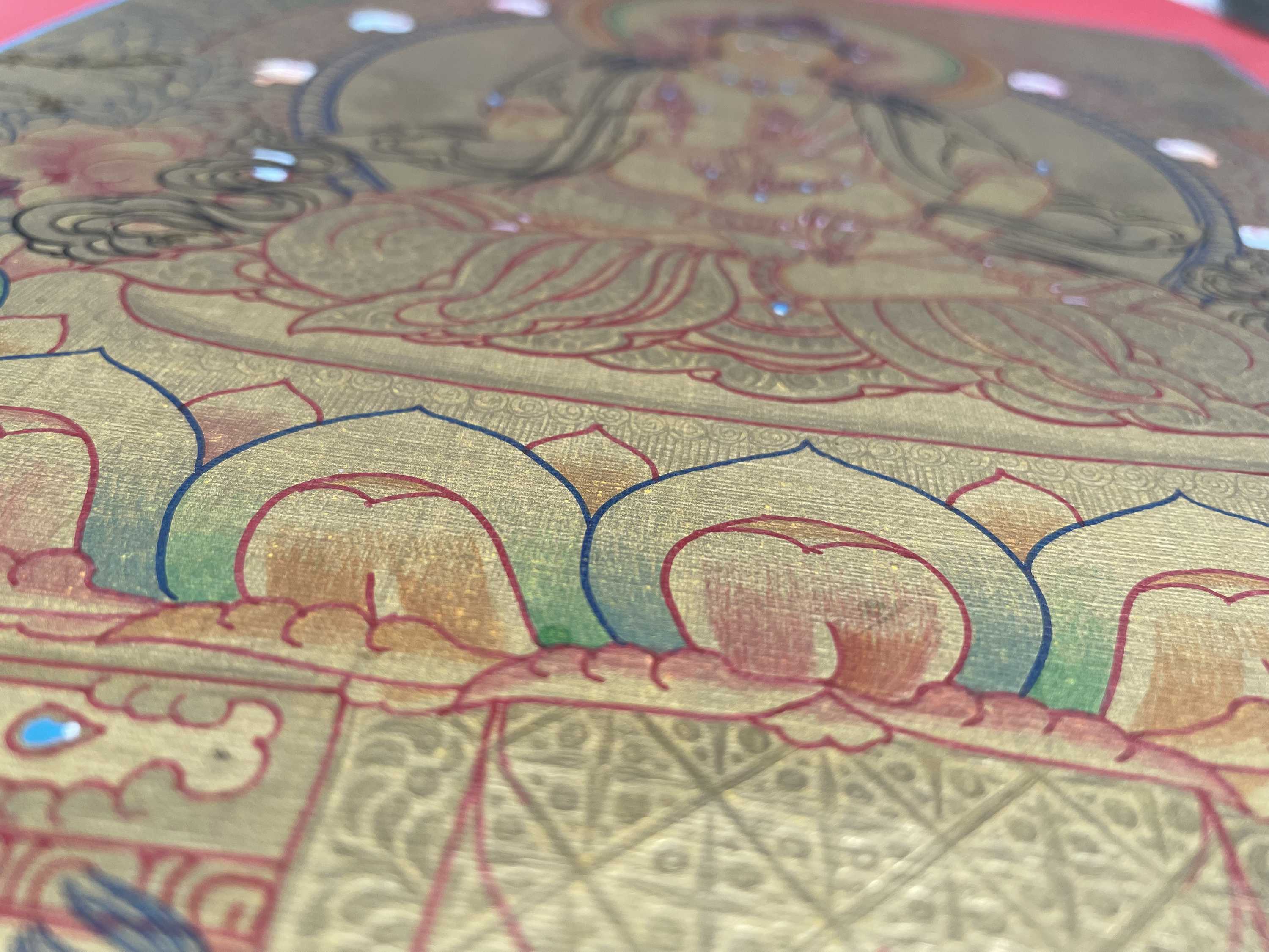 Tibetan Buddhist Thangka <span Style=