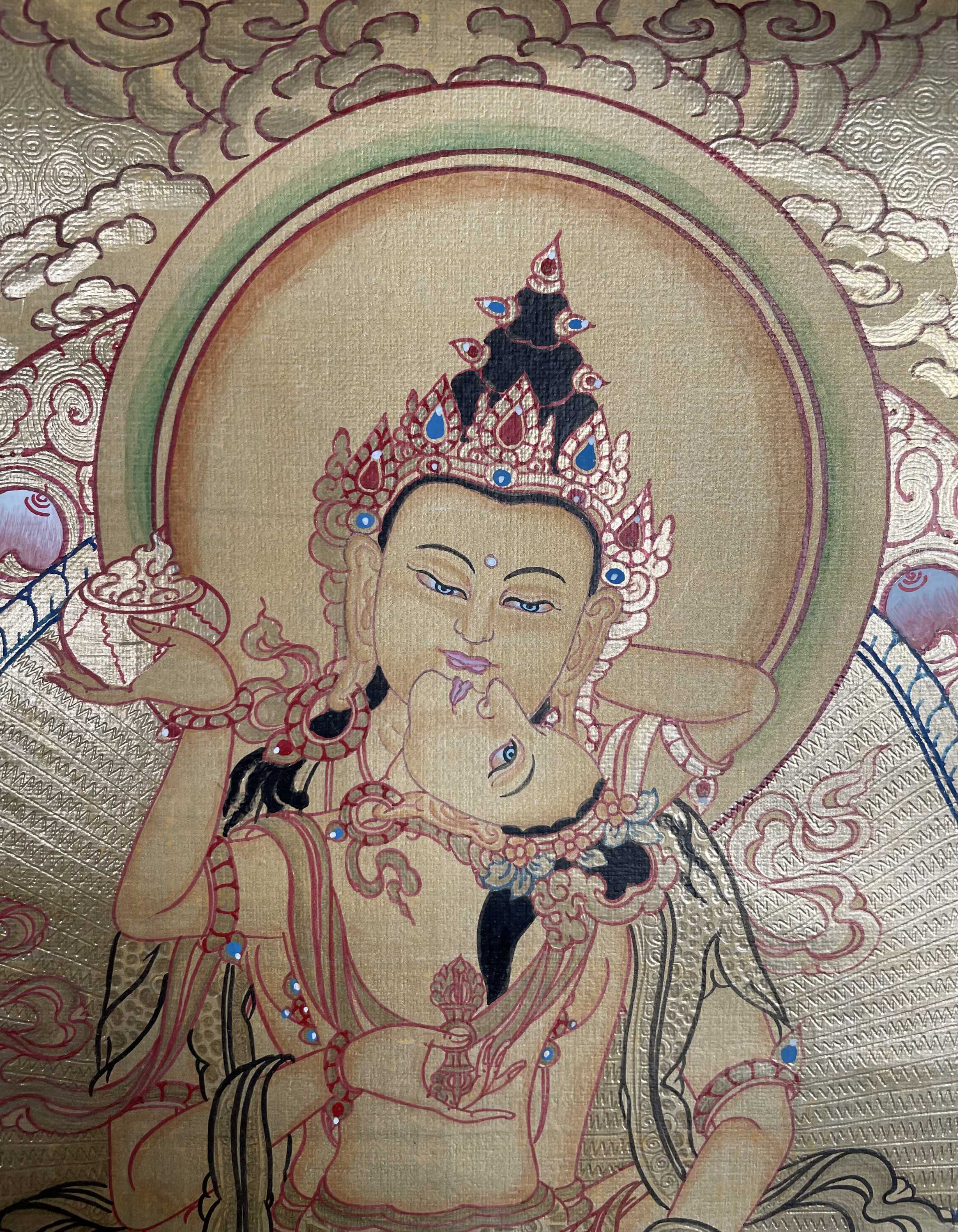 Tibetan Buddhist Thangka <span Style=