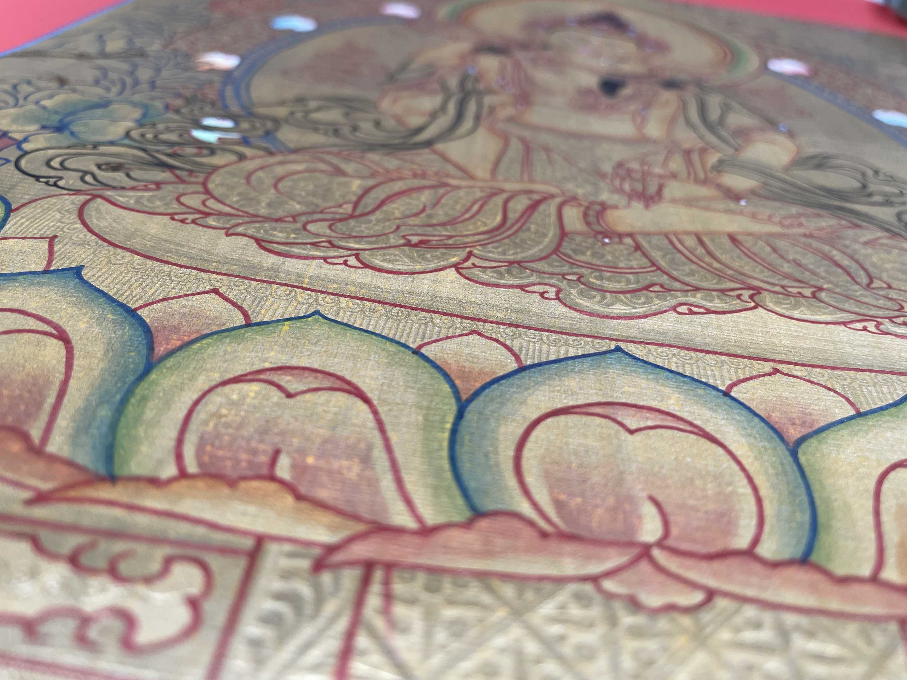 Tibetan Buddhist Thangka <span Style=