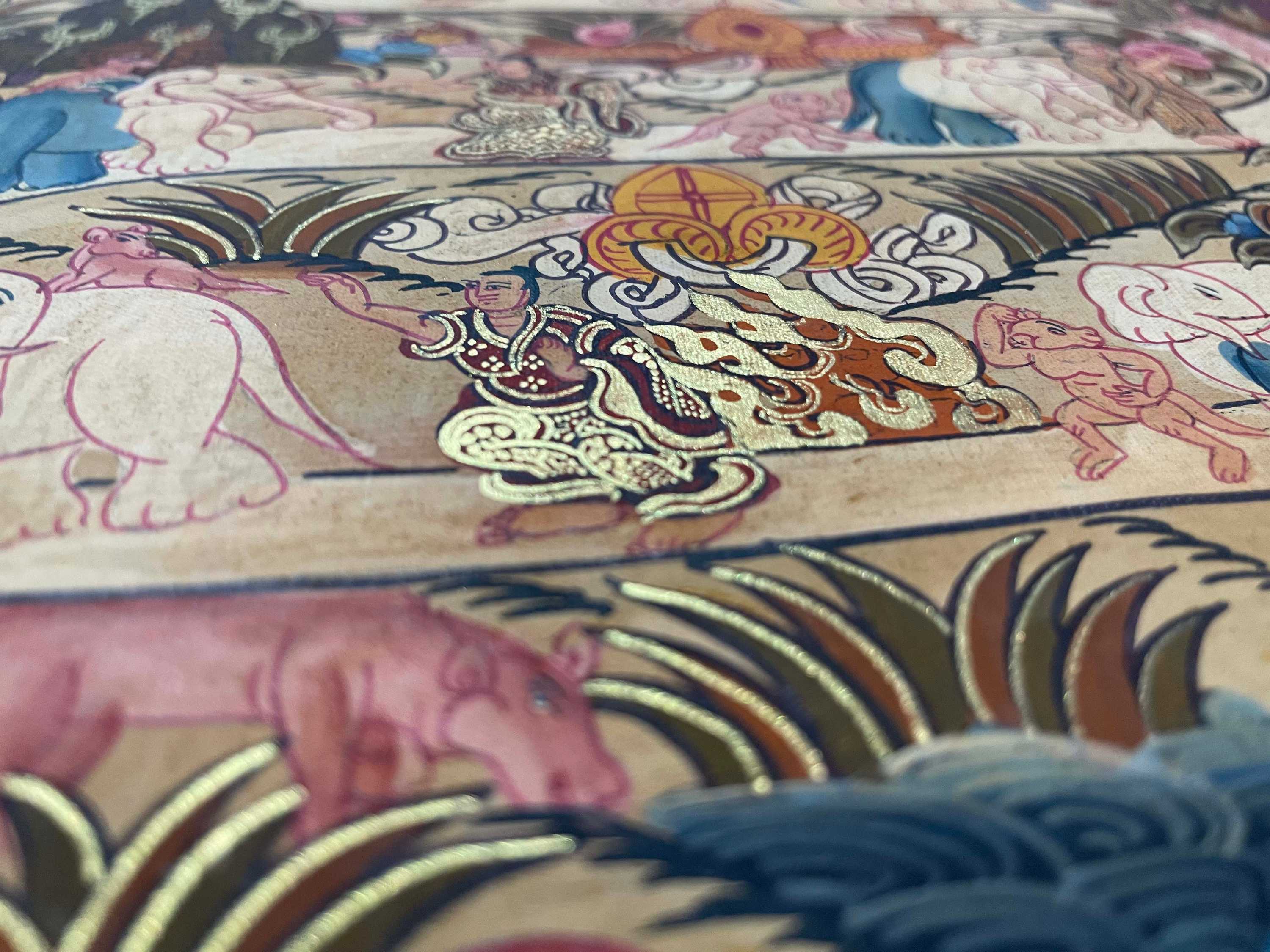 Tibetan Buddhist Thangka Painting <span Style=