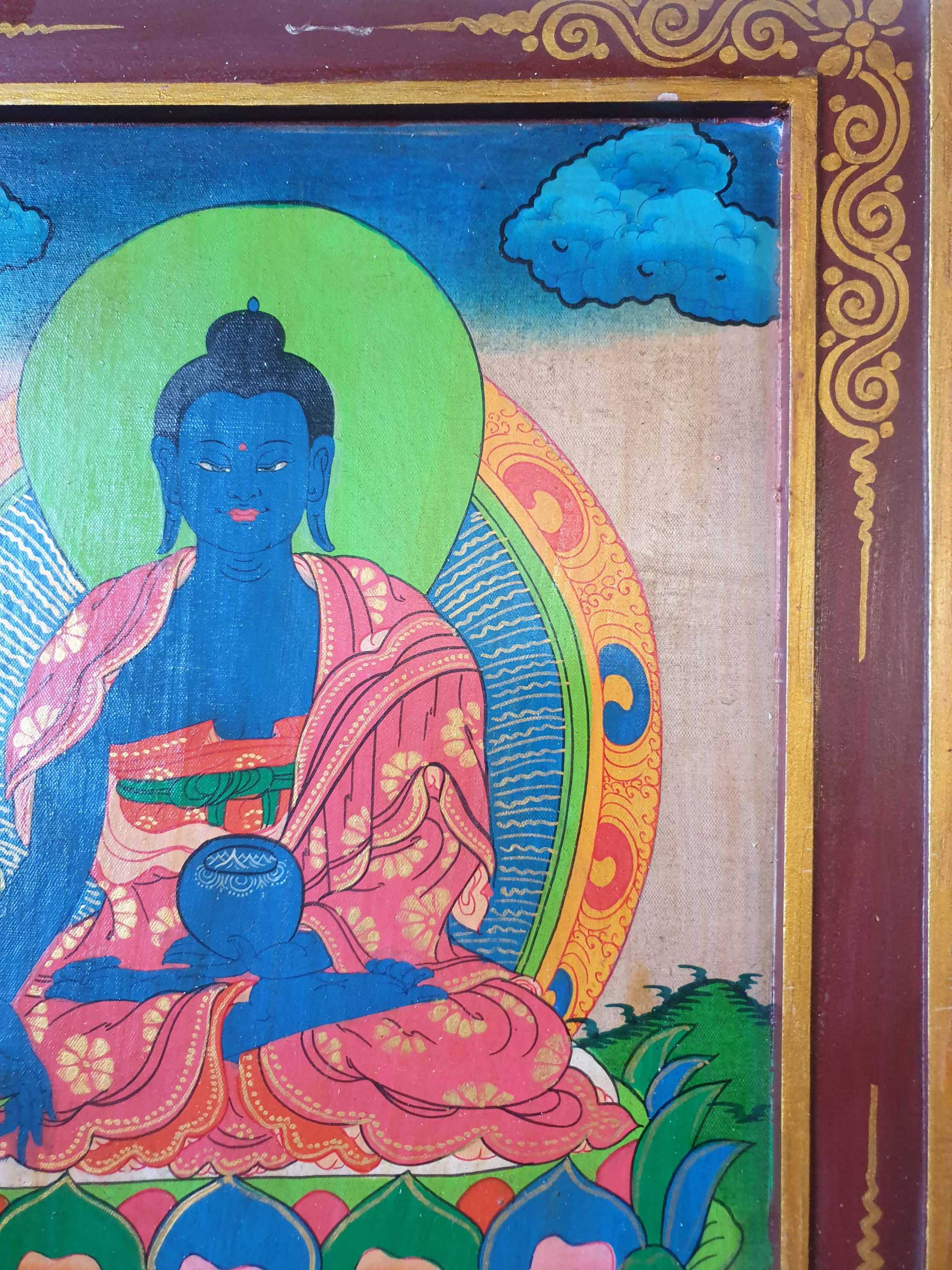 Tibetan Buddhist Thangka Painting <span Style=