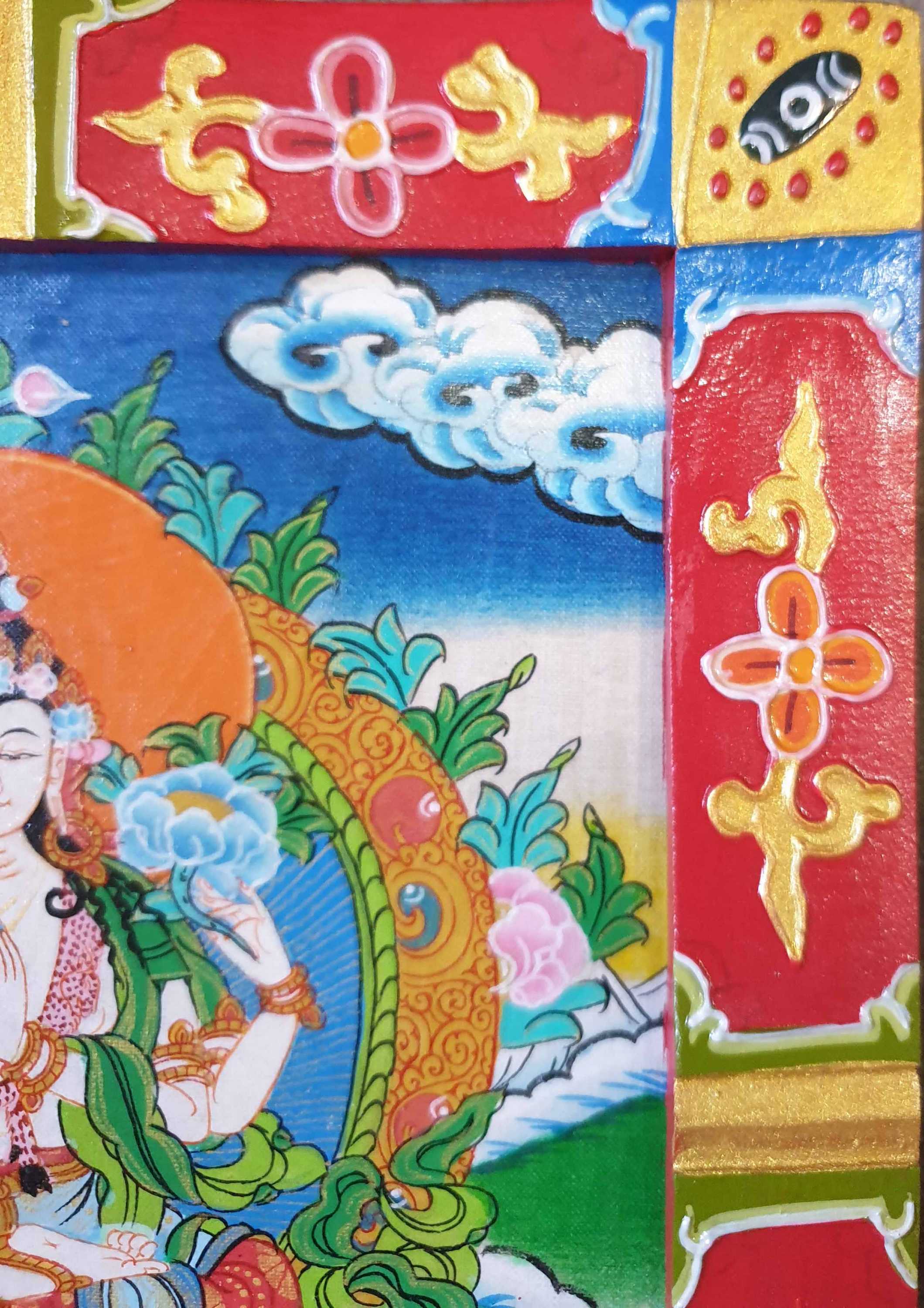 Tibetan Buddhist Thangka Painting <span Style=