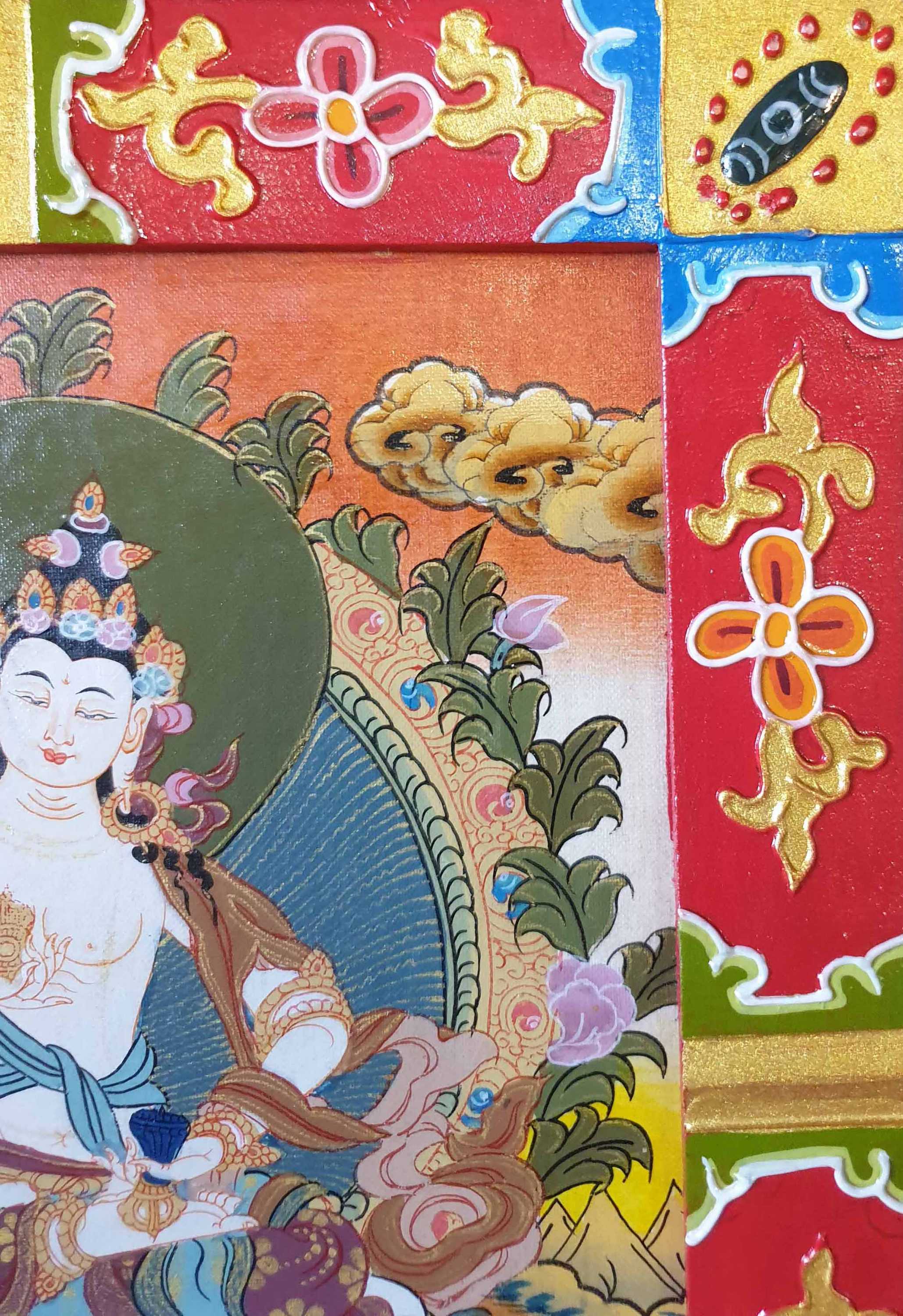 Tibetan Buddhist Thangka Painting <span Style=