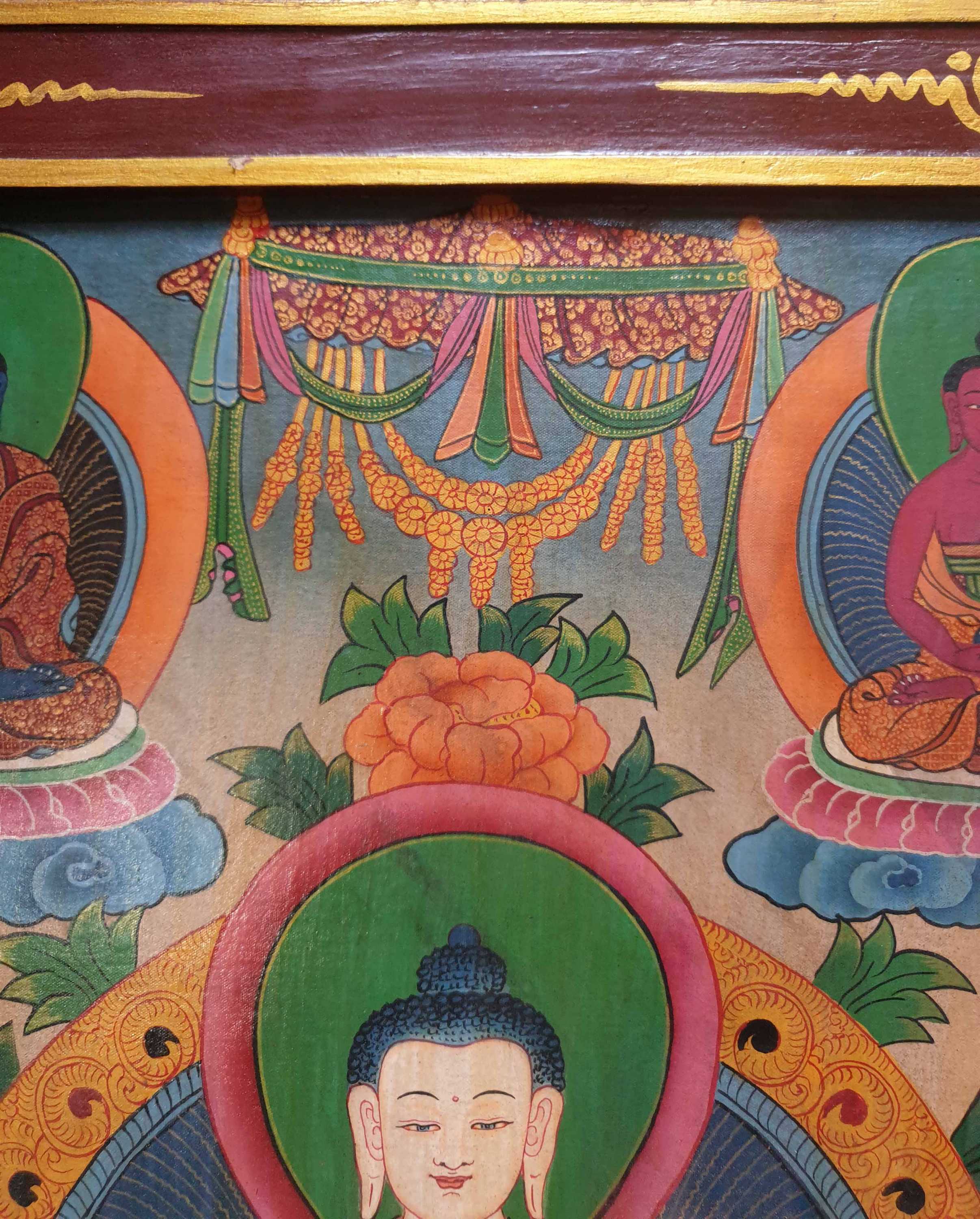 Tibetan Buddhist Thangka Painting <span Style=