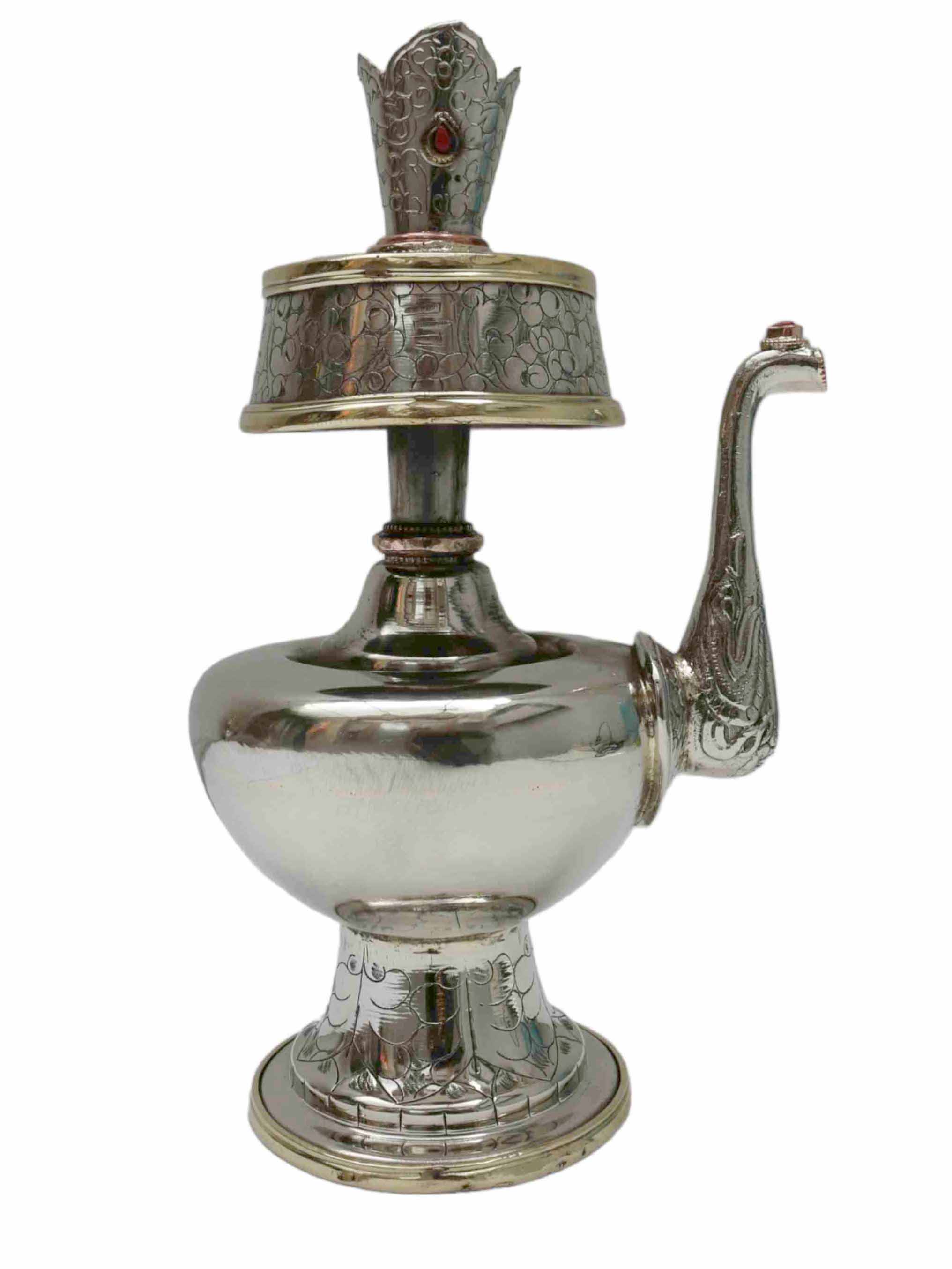Copper Silver Plated Bhumpa- Bhumba <span Style=