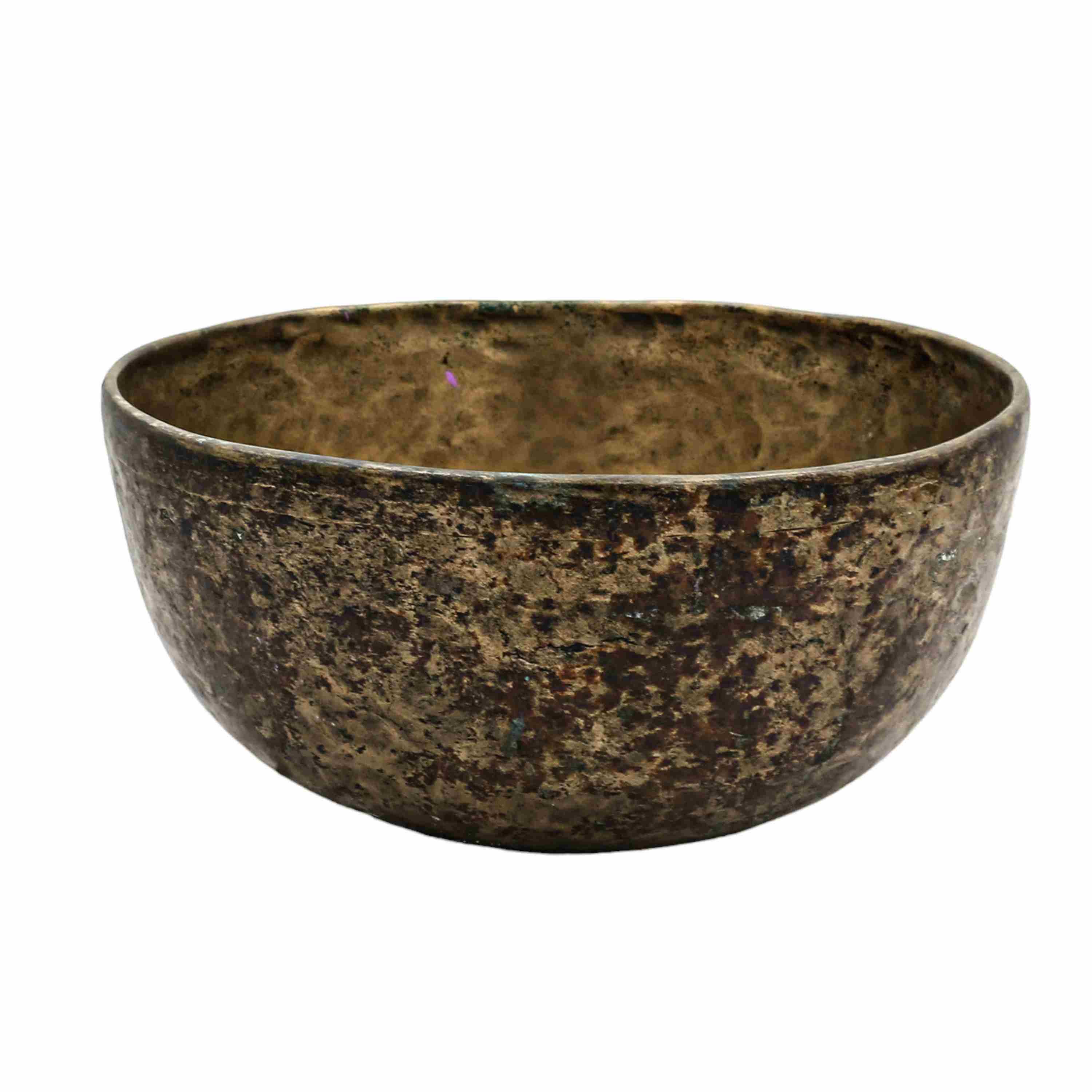 old, Buddhist real Antique Hand Beaten jambati Singing Bowl, select Accessories