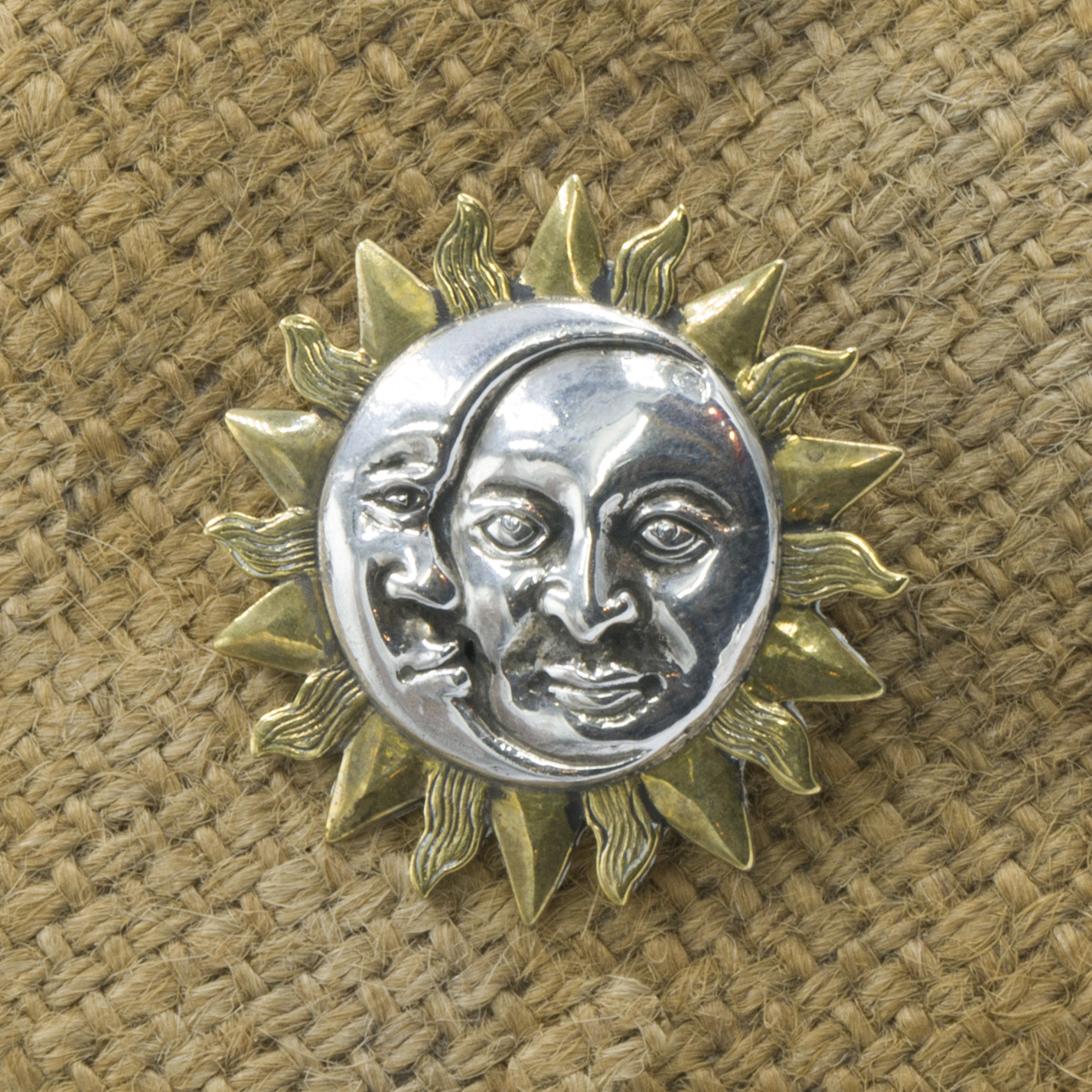 Classic Sterling Silver Sun <span Style=