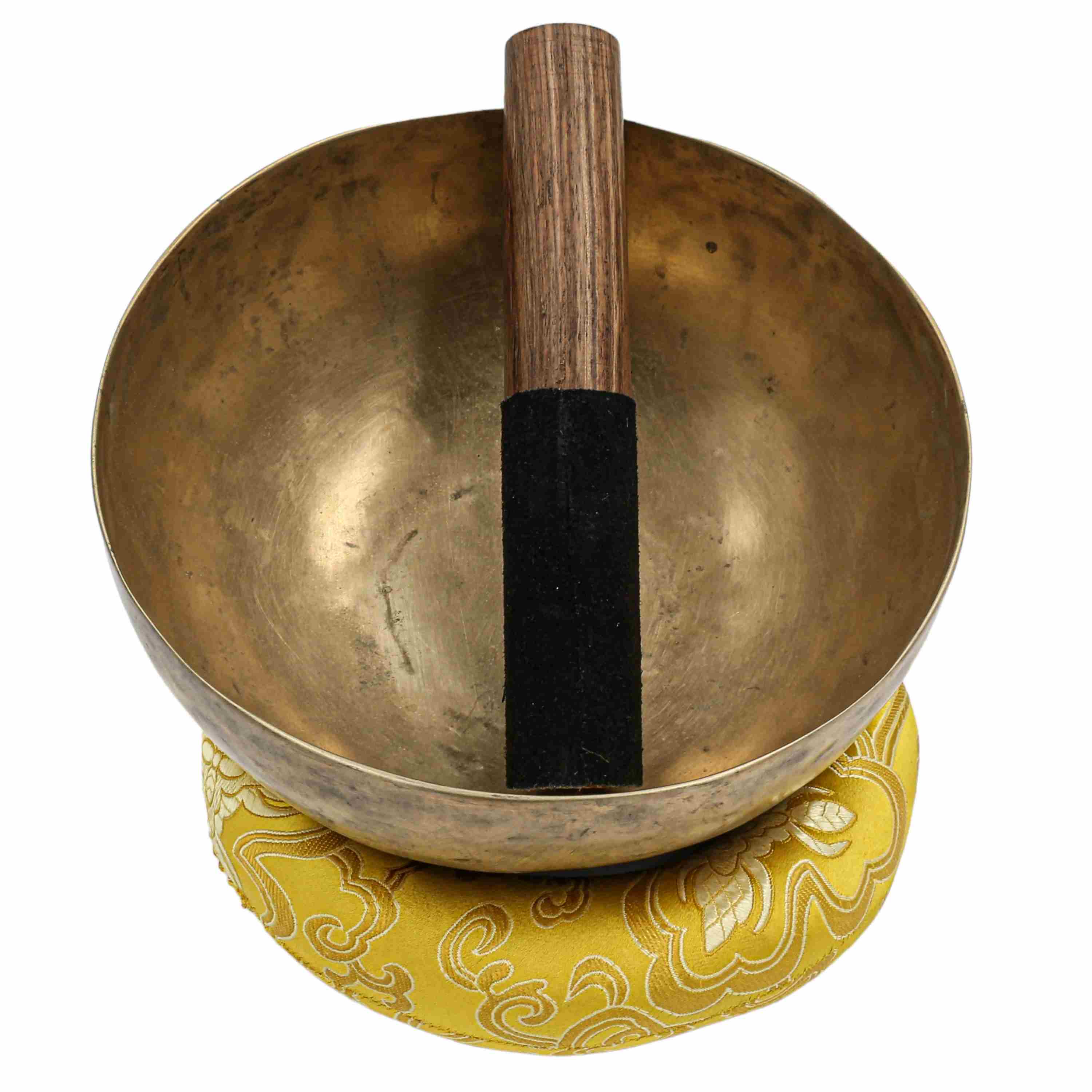 old, Buddhist real Antique Hand Beaten Singing Bowl, select Accessories