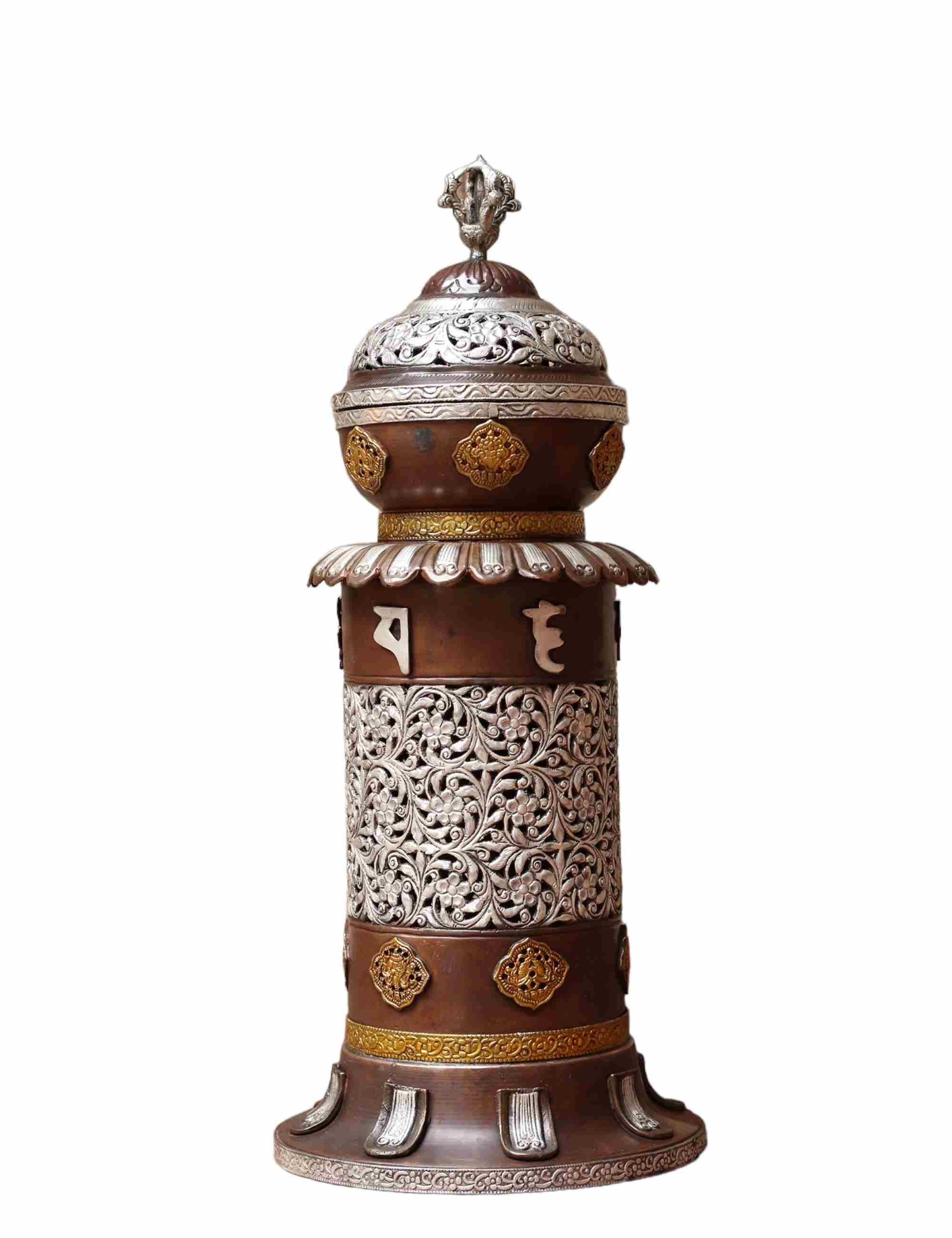 Copper 2-layer Incense Burner <span Style=