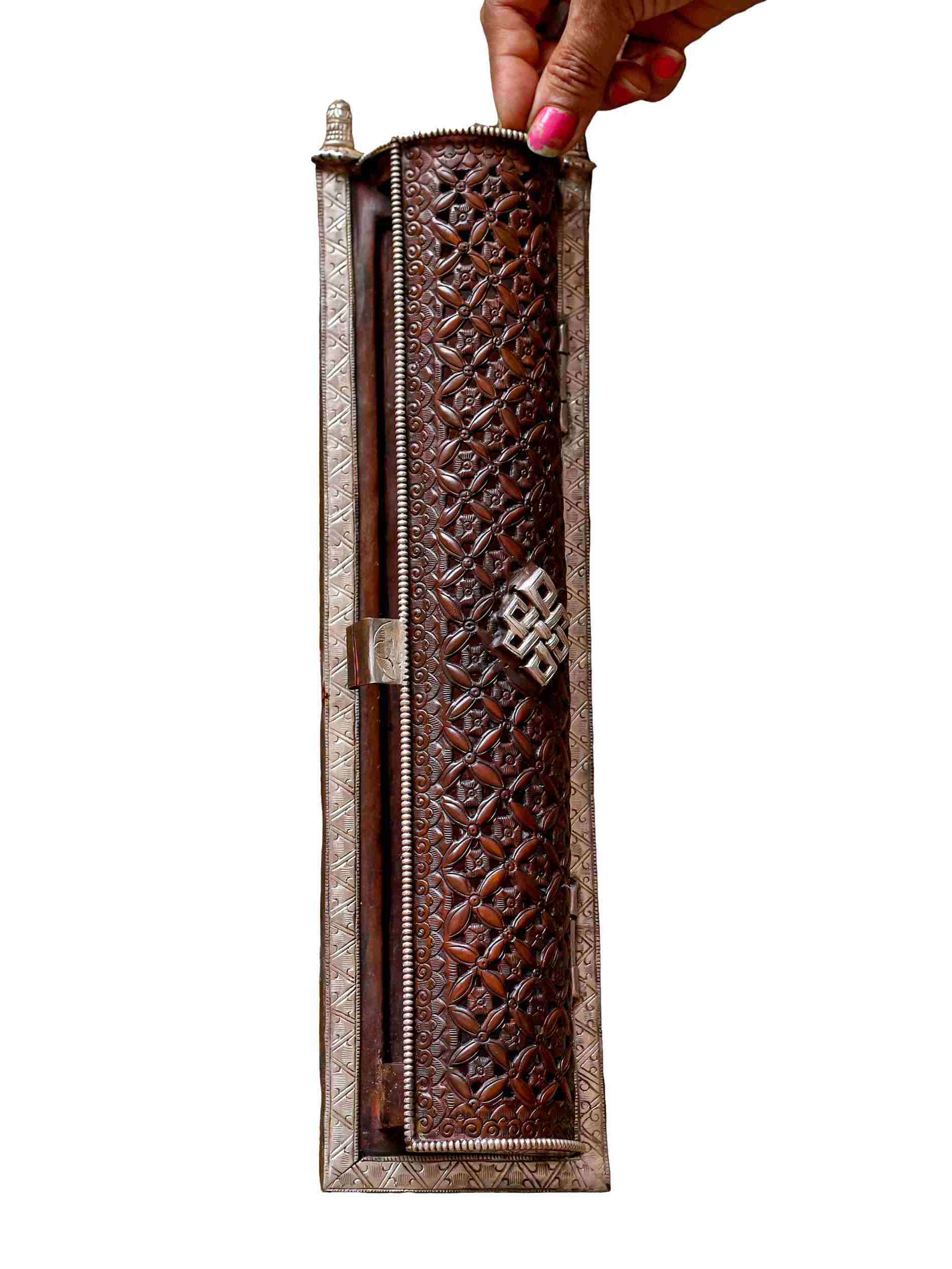 Copper Endless Knot Incense Burner, <span Style=