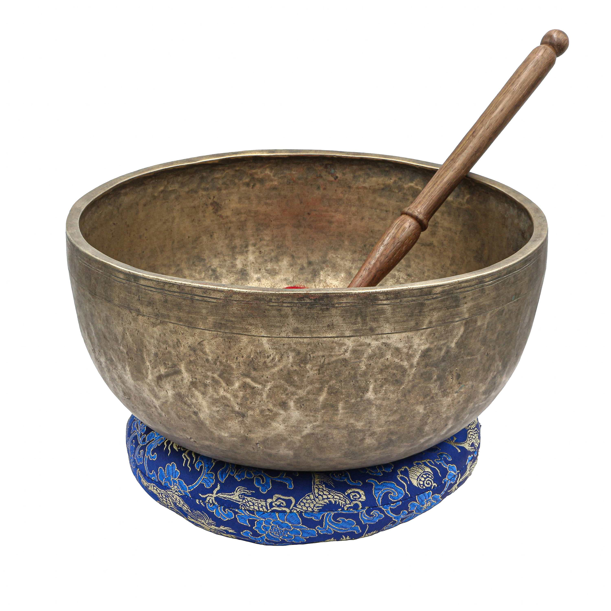 old, Buddhist real Antique Hand Beaten jambati Singing Bowl, select Accessories