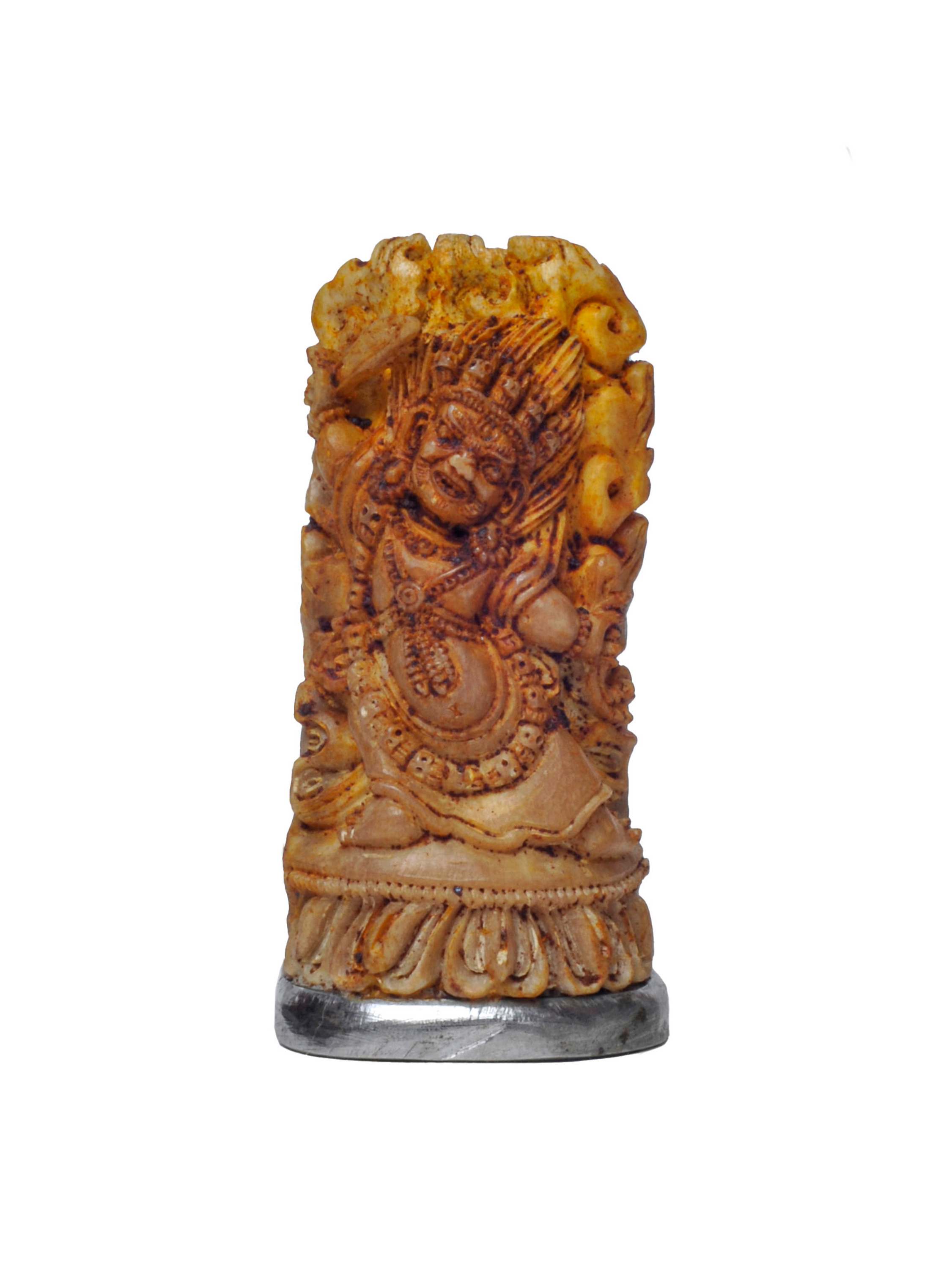 Tibetan Hand Carved Animal Bone Stamp <span Style=