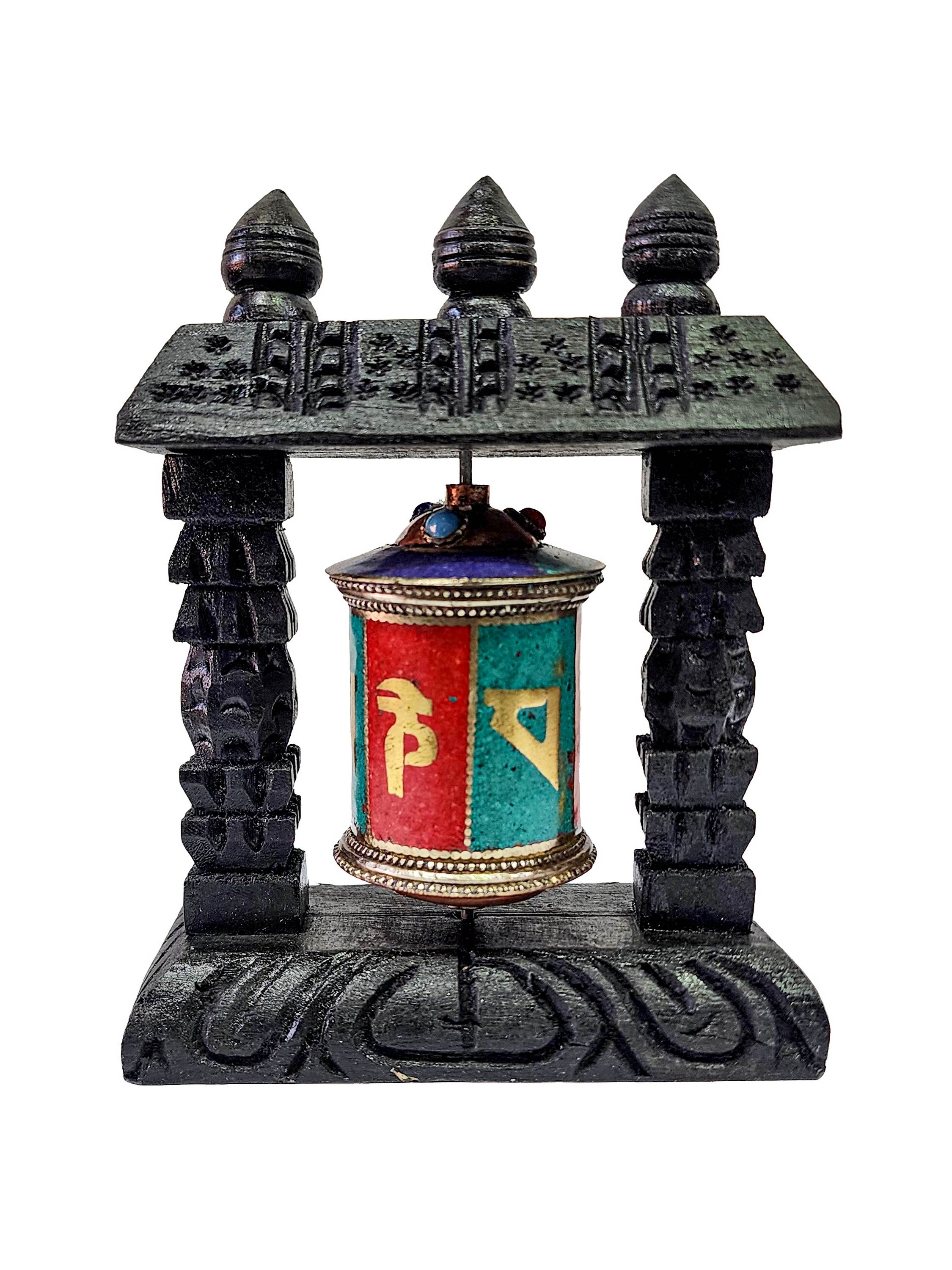 Wall Prayer Wheel <span Style=