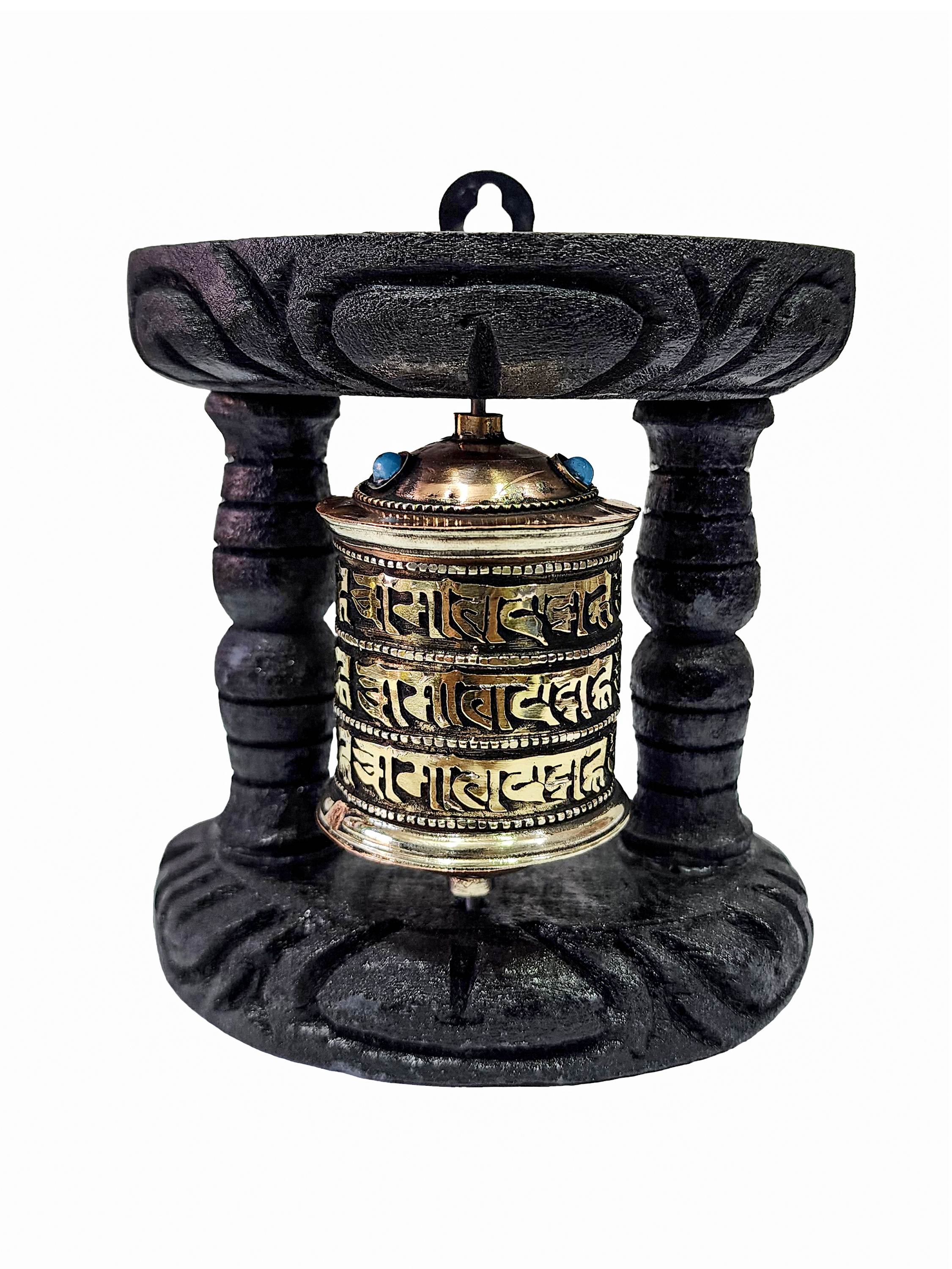Wall Prayer Wheel <span Style=