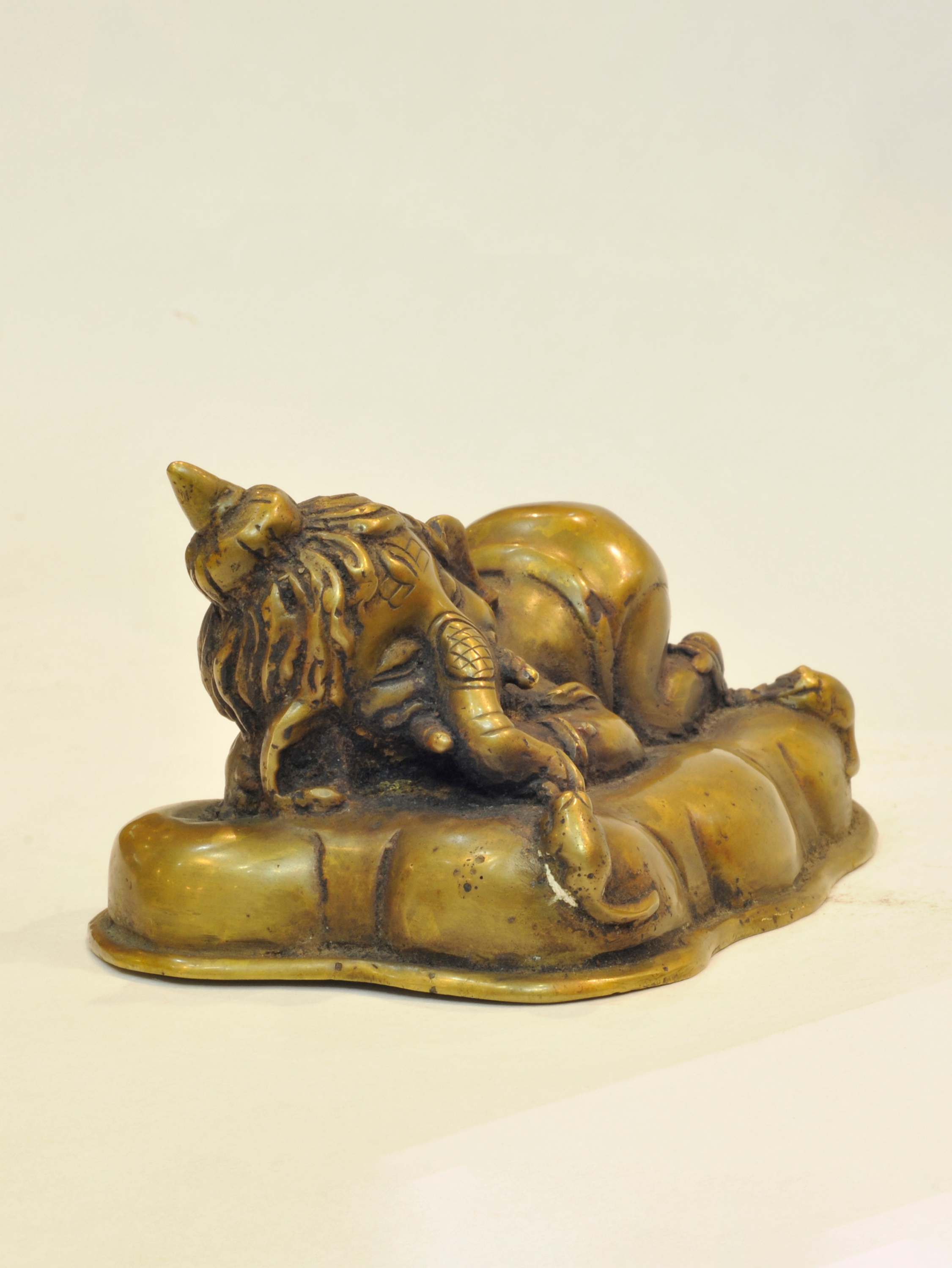 master Quality Buddhist Handmade Statue Of Sleeping Ganesh