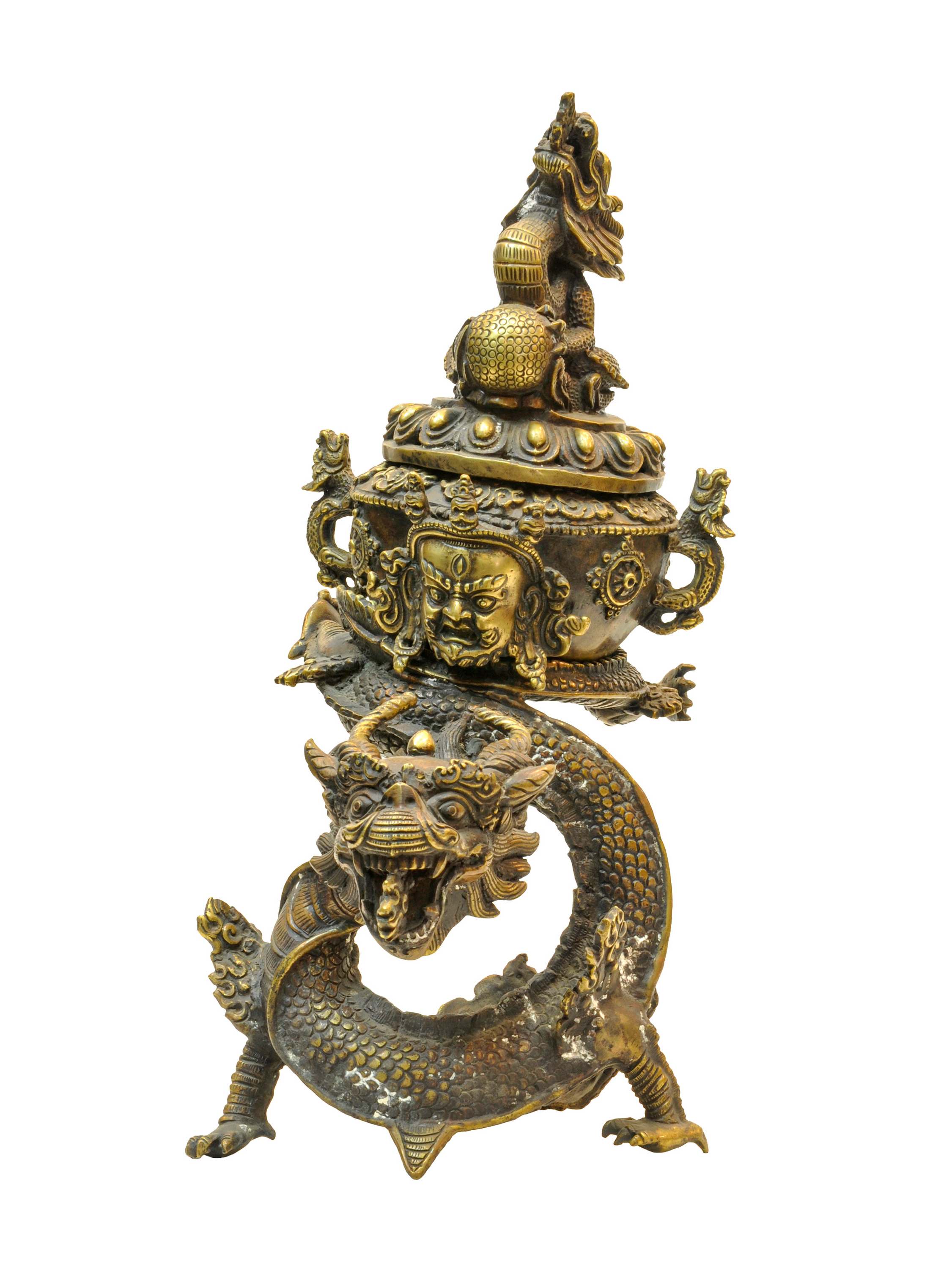Buddhist Handmade Incense Burner <span Style=