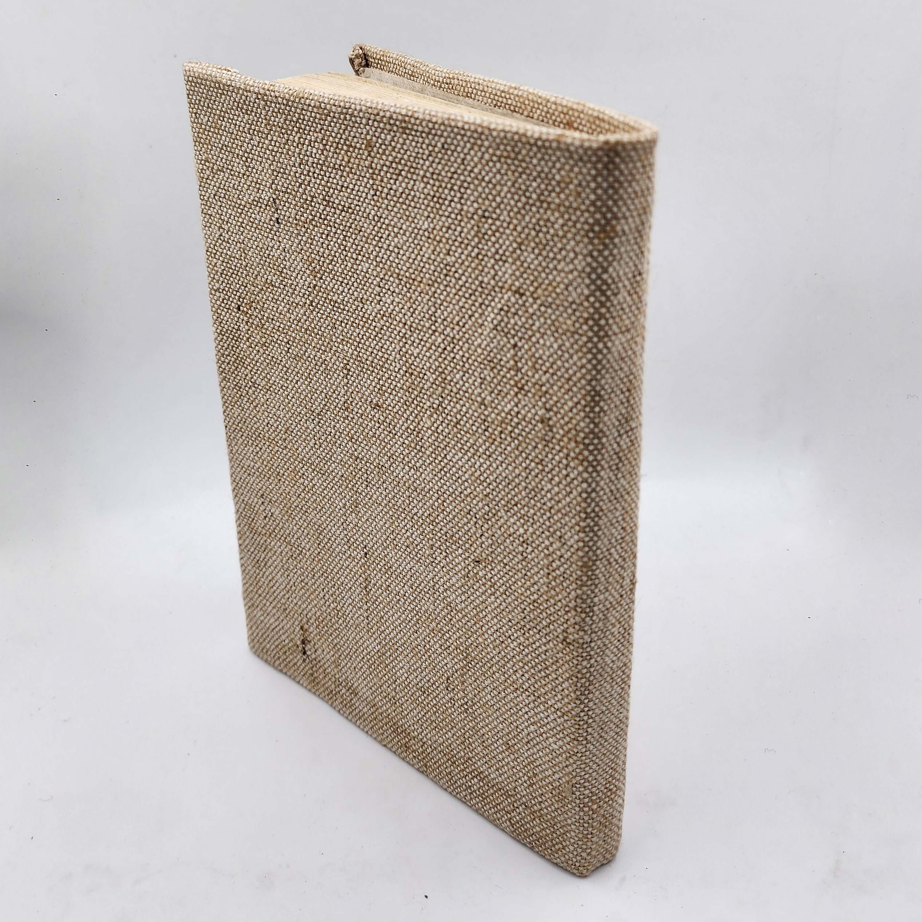 Nepali Lokta Paper Notebook Of 45 Pages, with Mt. Annapurna And Hemp Cloth Covering, nepali Kagaj