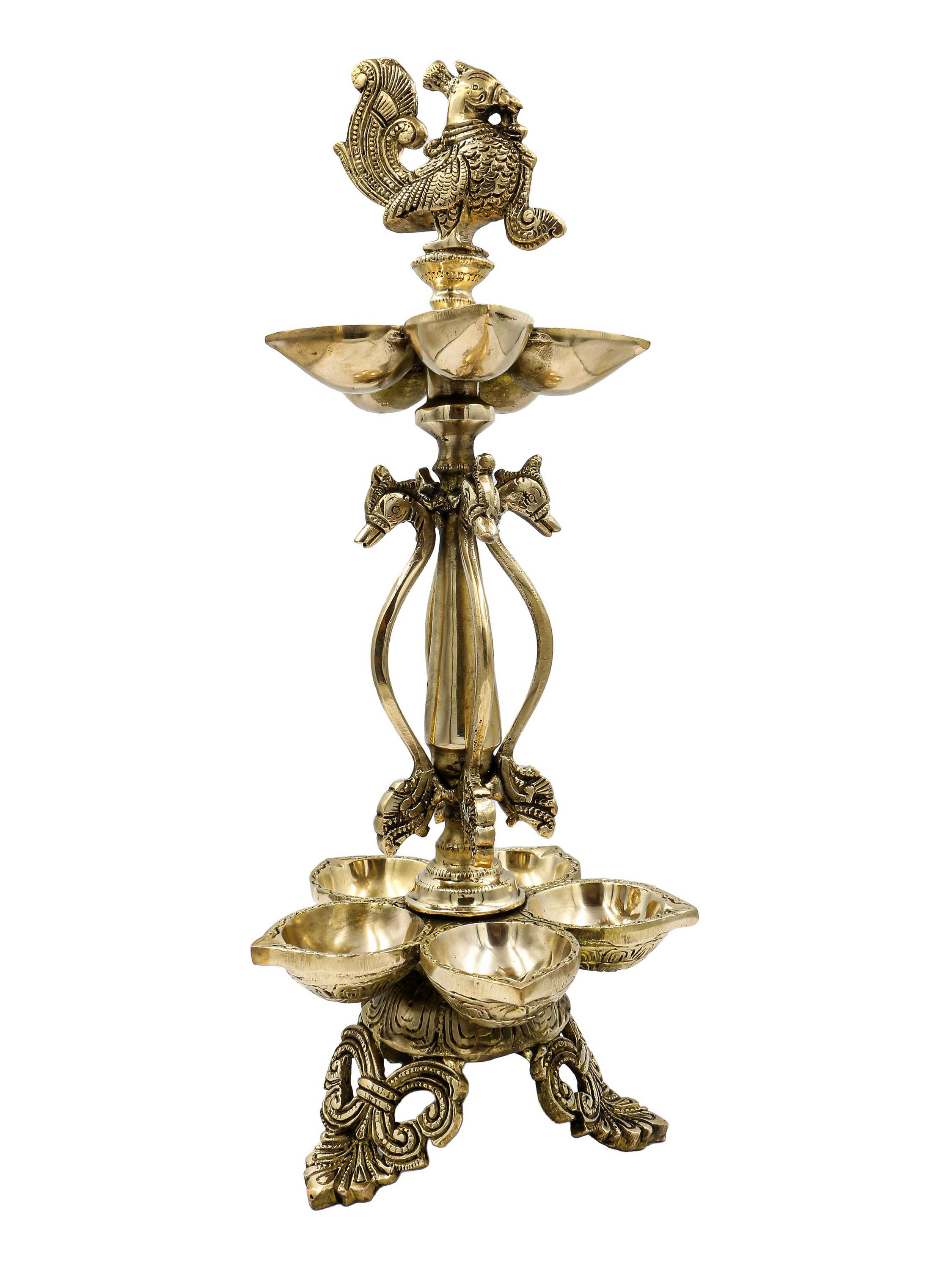 Traditional Handmade Oil Lamp Stand, <span Style=