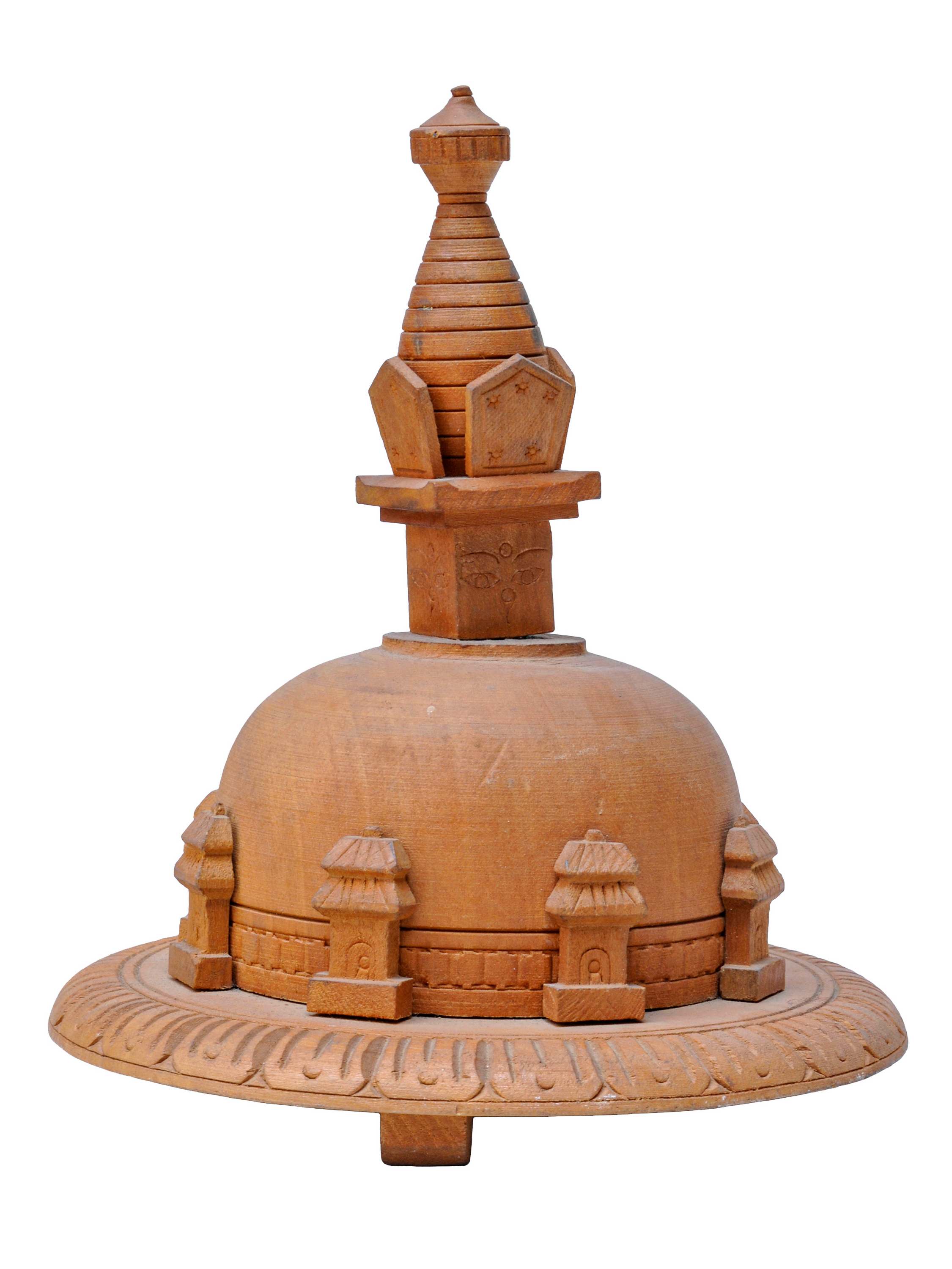 Buddhist Handmade Wooden, Replica <span Style=