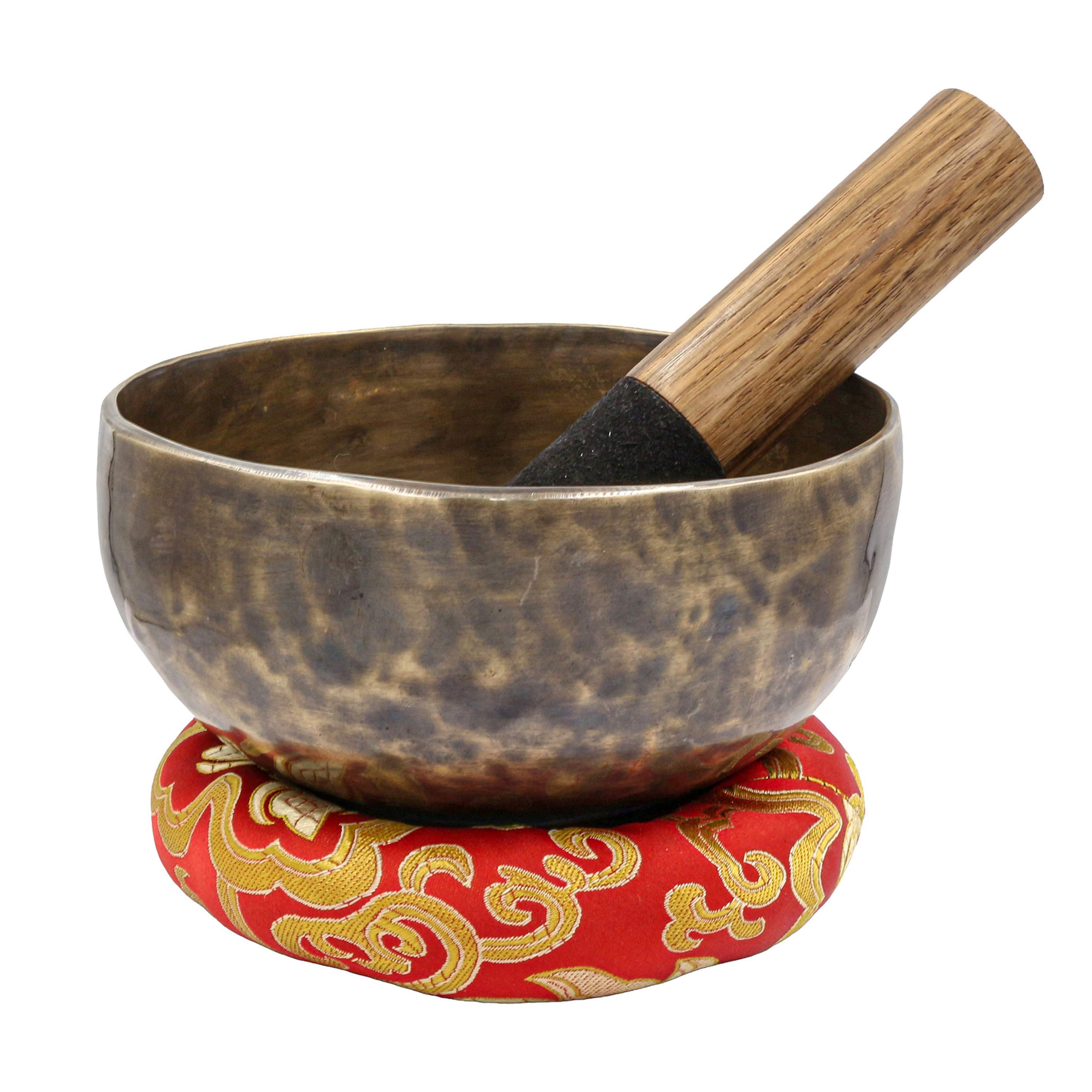 Buddhist Hand Beaten Jambati Singing Bowl, <span Style=