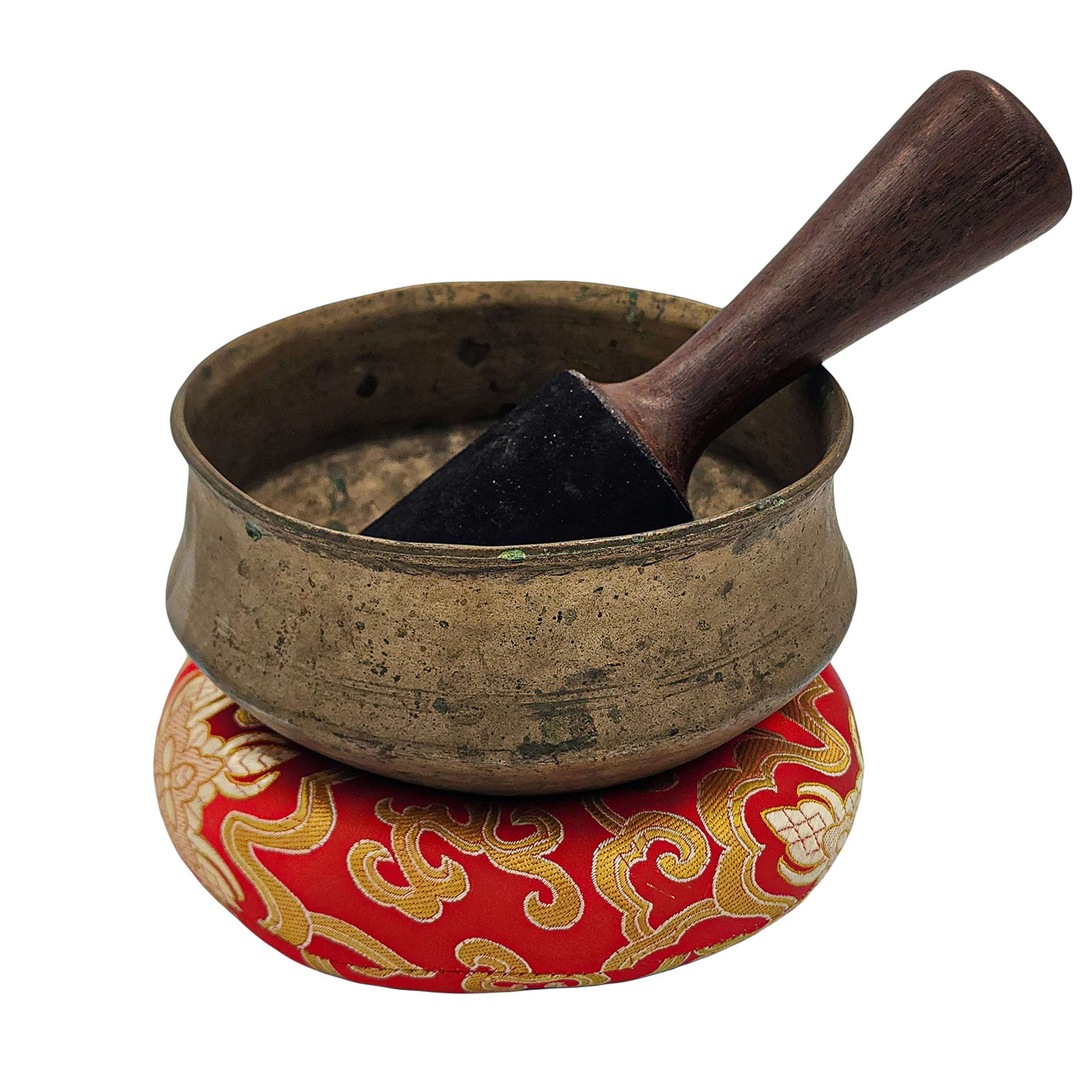 Buddhist Hand Beaten Singing Bowl, <span Style=