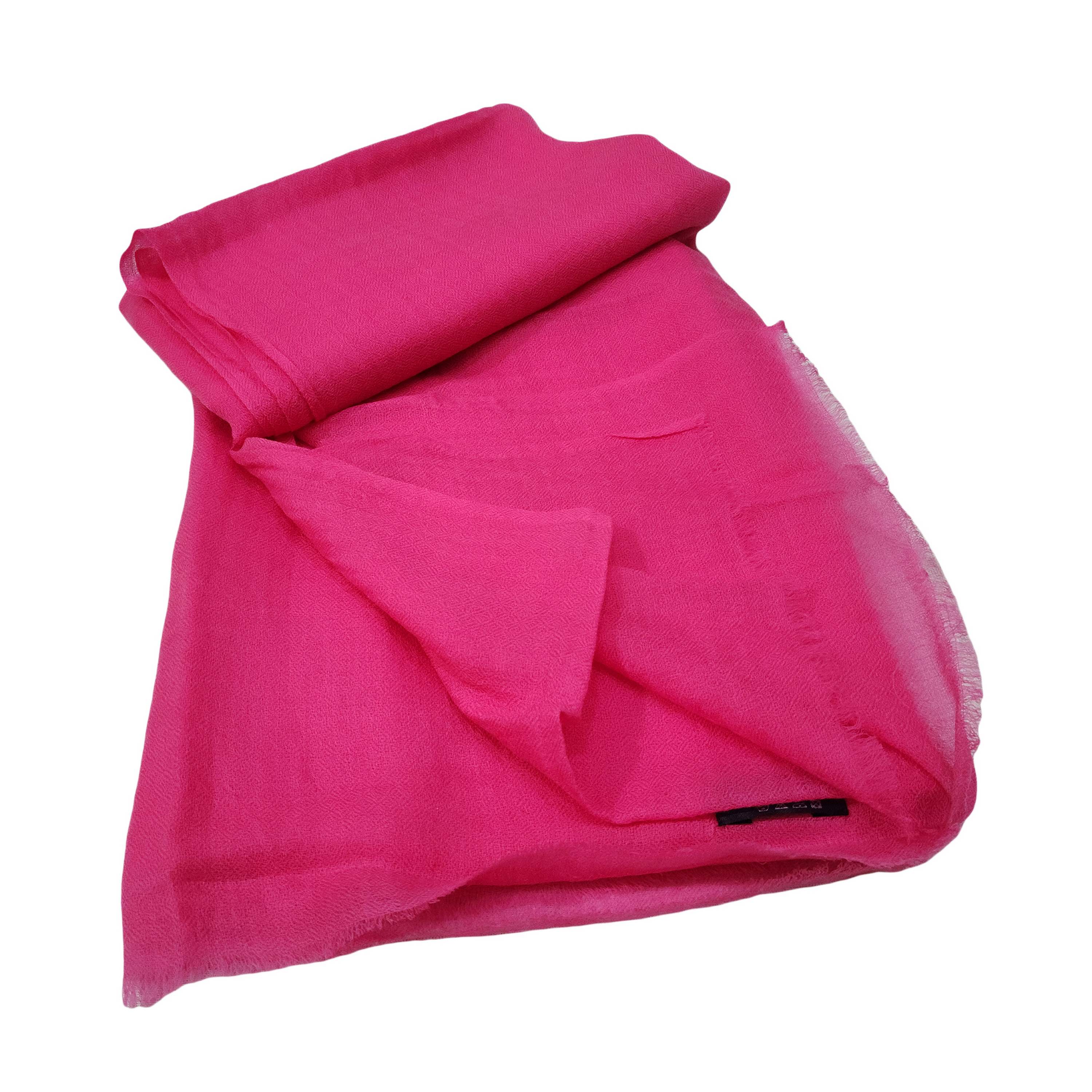 Ring Shawl, A Thin, Soft, And Light Shawl For All-weather Use, Two-ply Wool, Color crimson