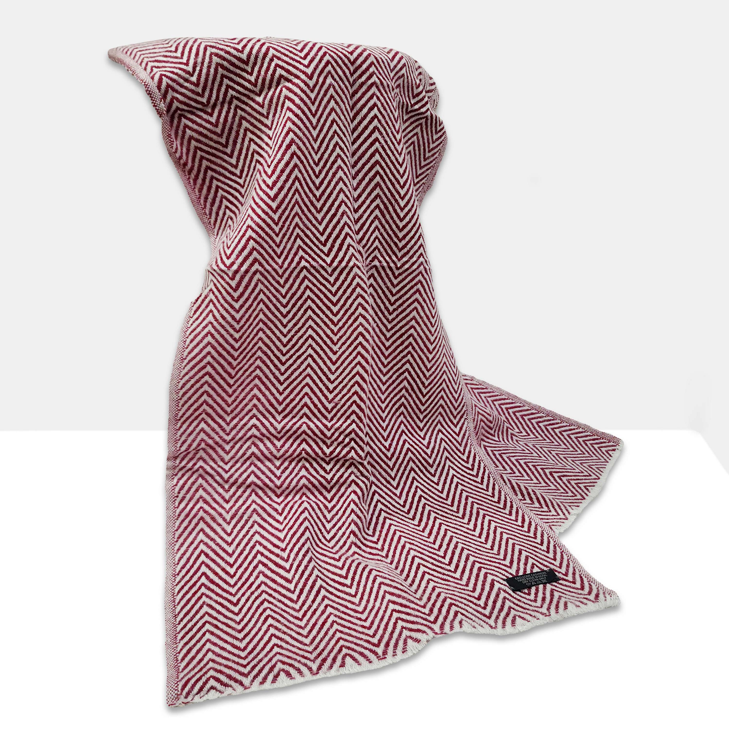 Pashmina Muffler, Thick Nepali Pashmina Shawl, Eight-ply Wool, Color <span Style=