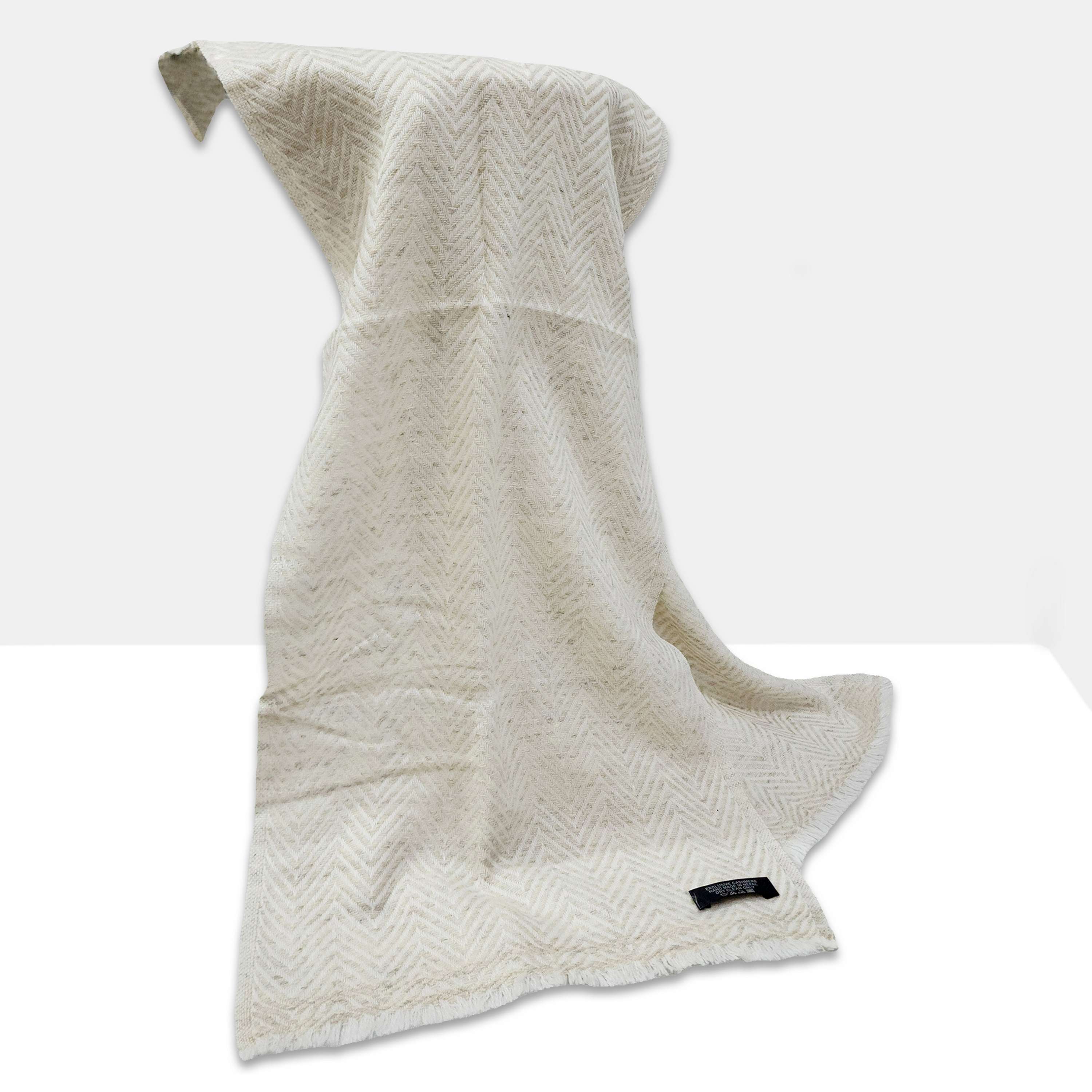 Pashmina Shawl, Thick Nepali Pashmina Shawl, Eight-ply Wool, Color <span Style=