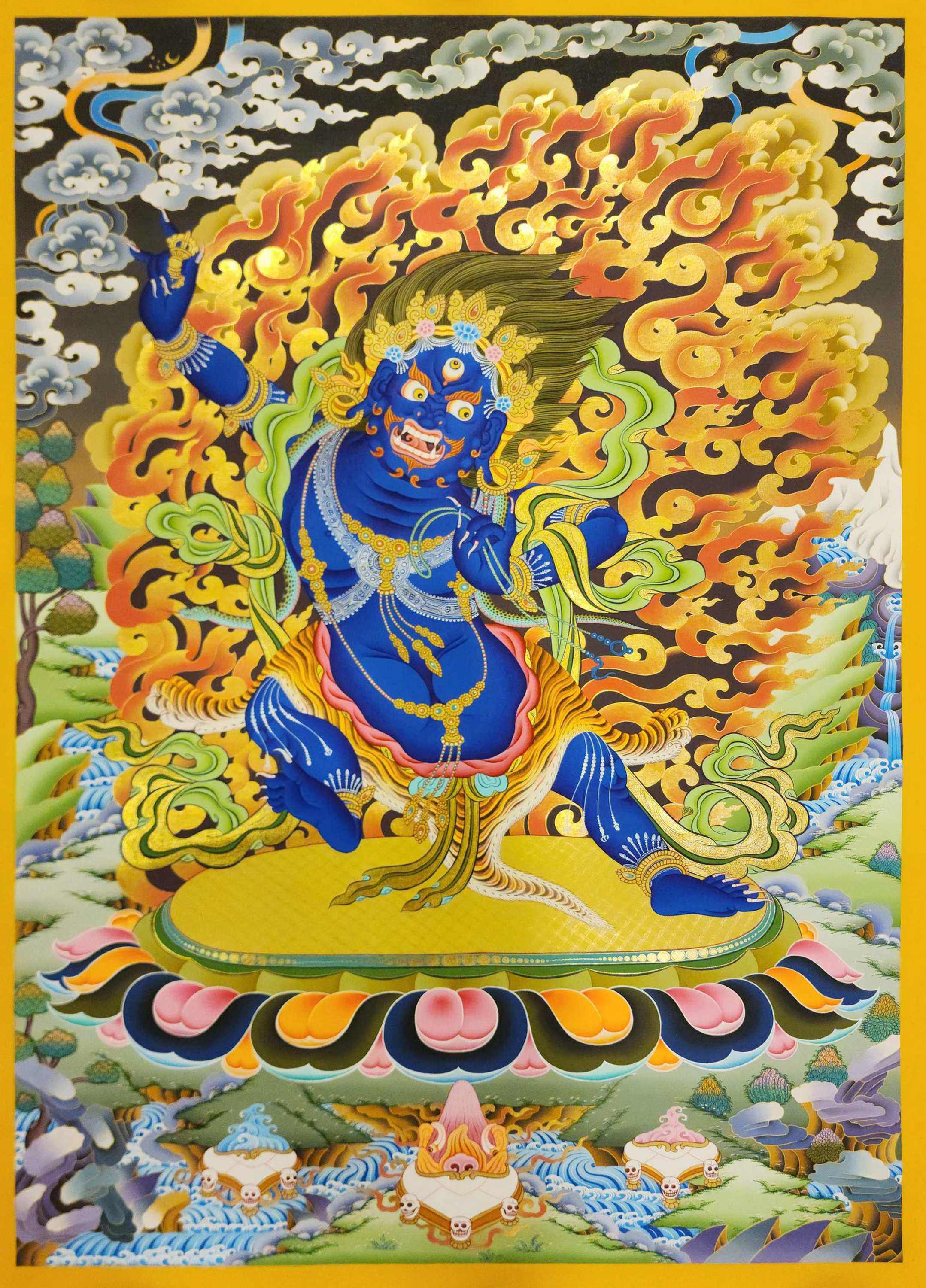 Vajrapani Thangka, <span Style=