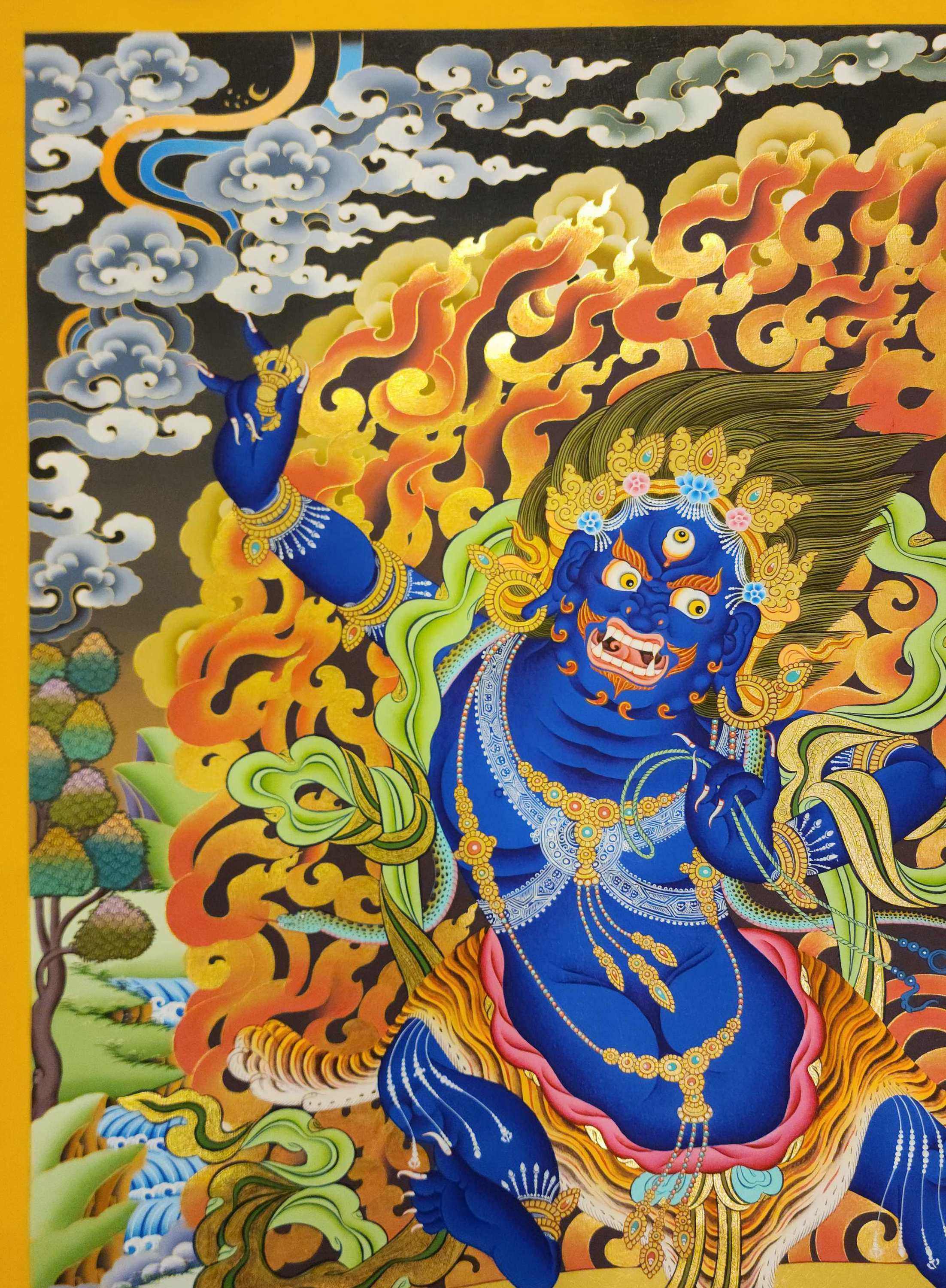 Vajrapani Thangka, <span Style=