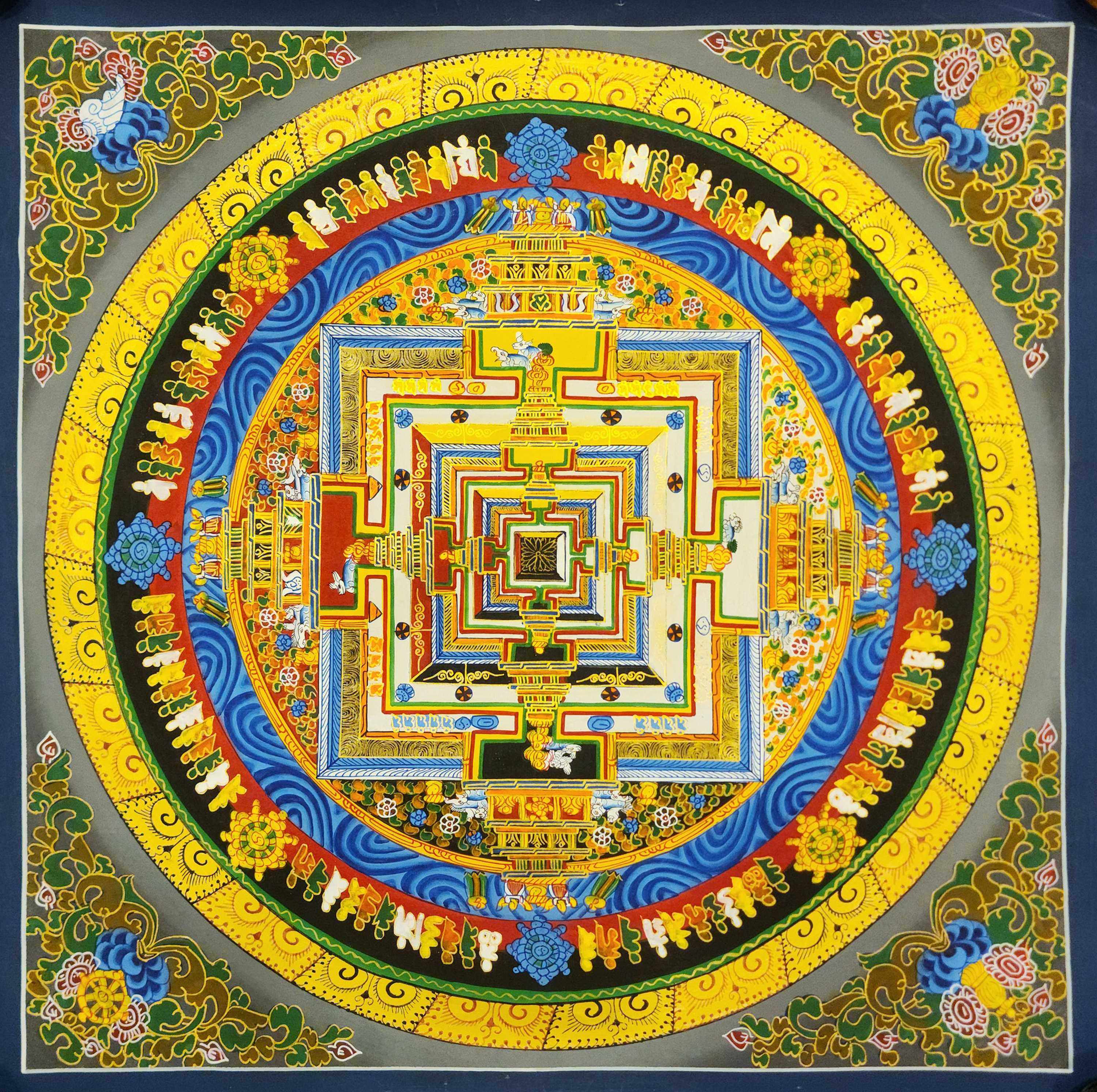Kalachakra Mandala Thangka, <span Style=