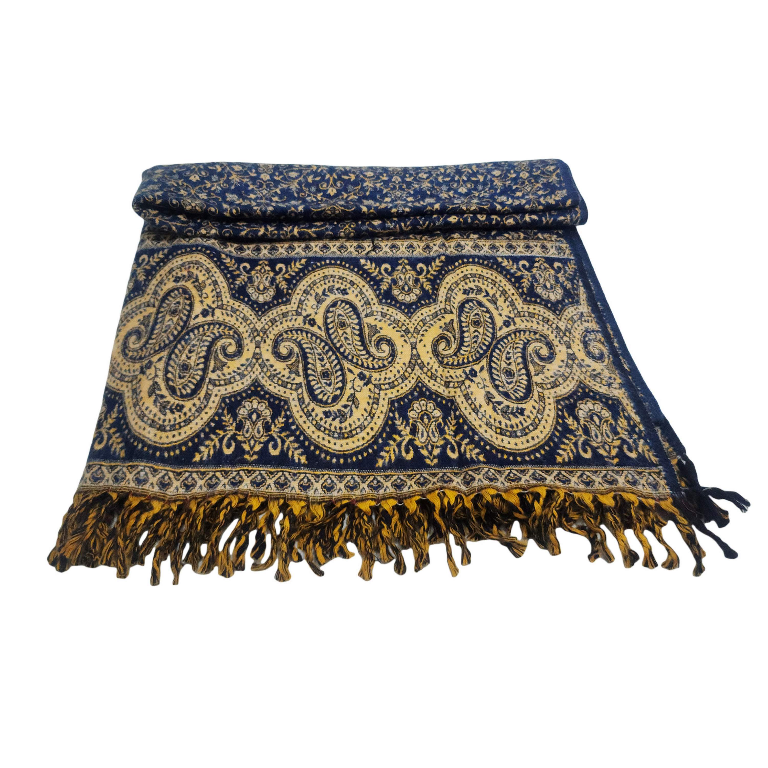 Dhaka Shawl, Multicolor Durable Acrylic Shawl With Various Patterns, presley Design