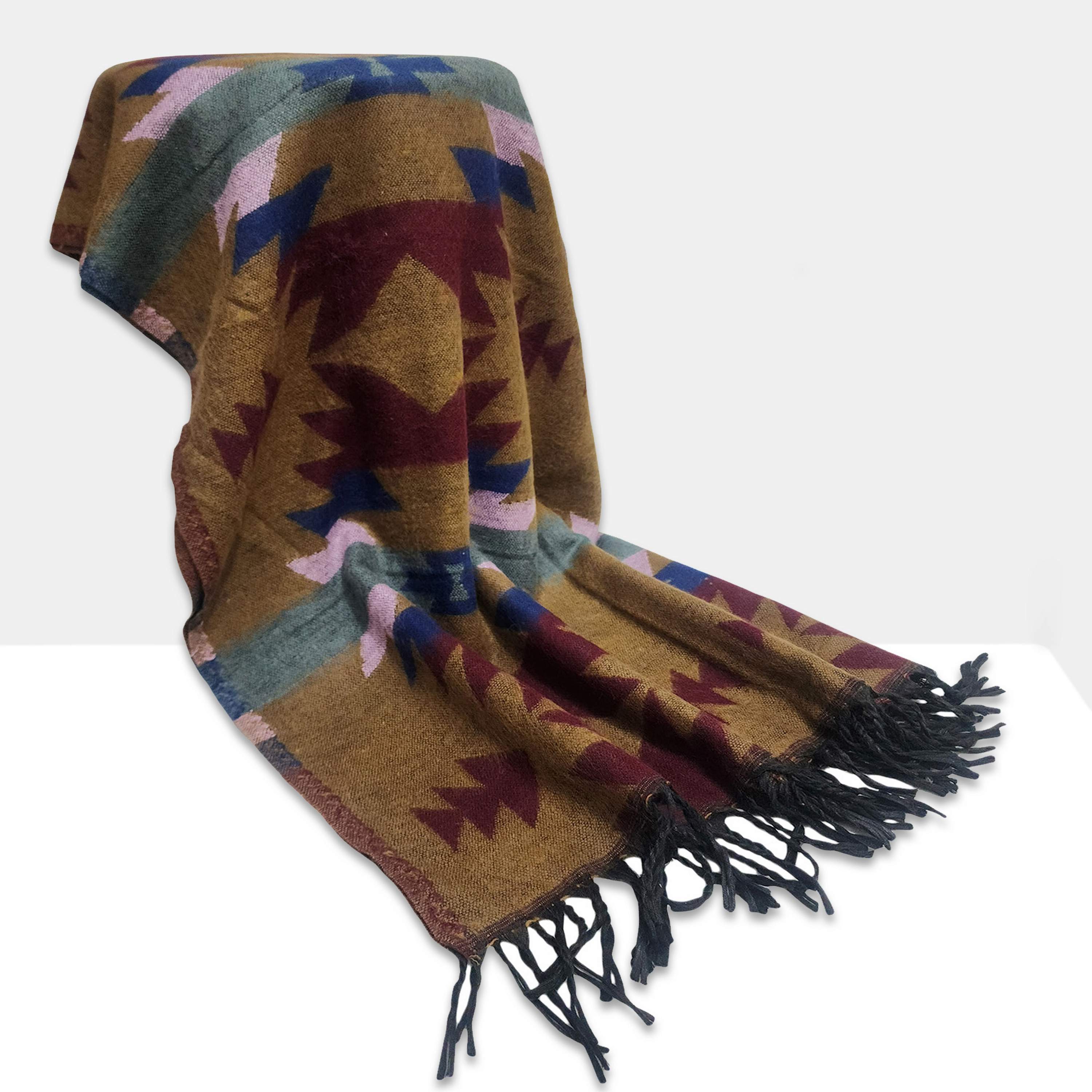 Dhaka Shawl, Multicolor Durable Acrylic Shawl <span Style=