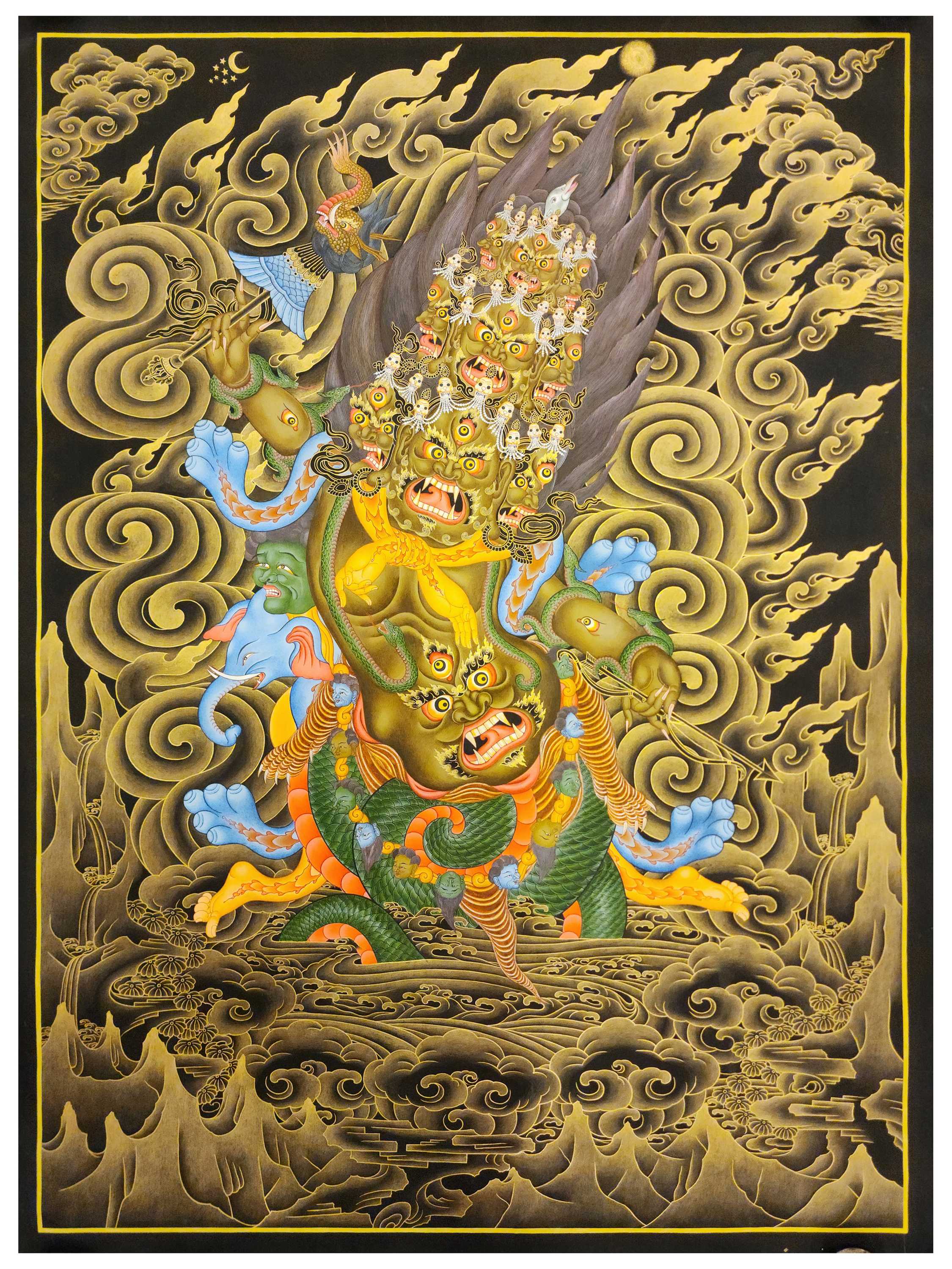 Rahula Thangka, <span Style=