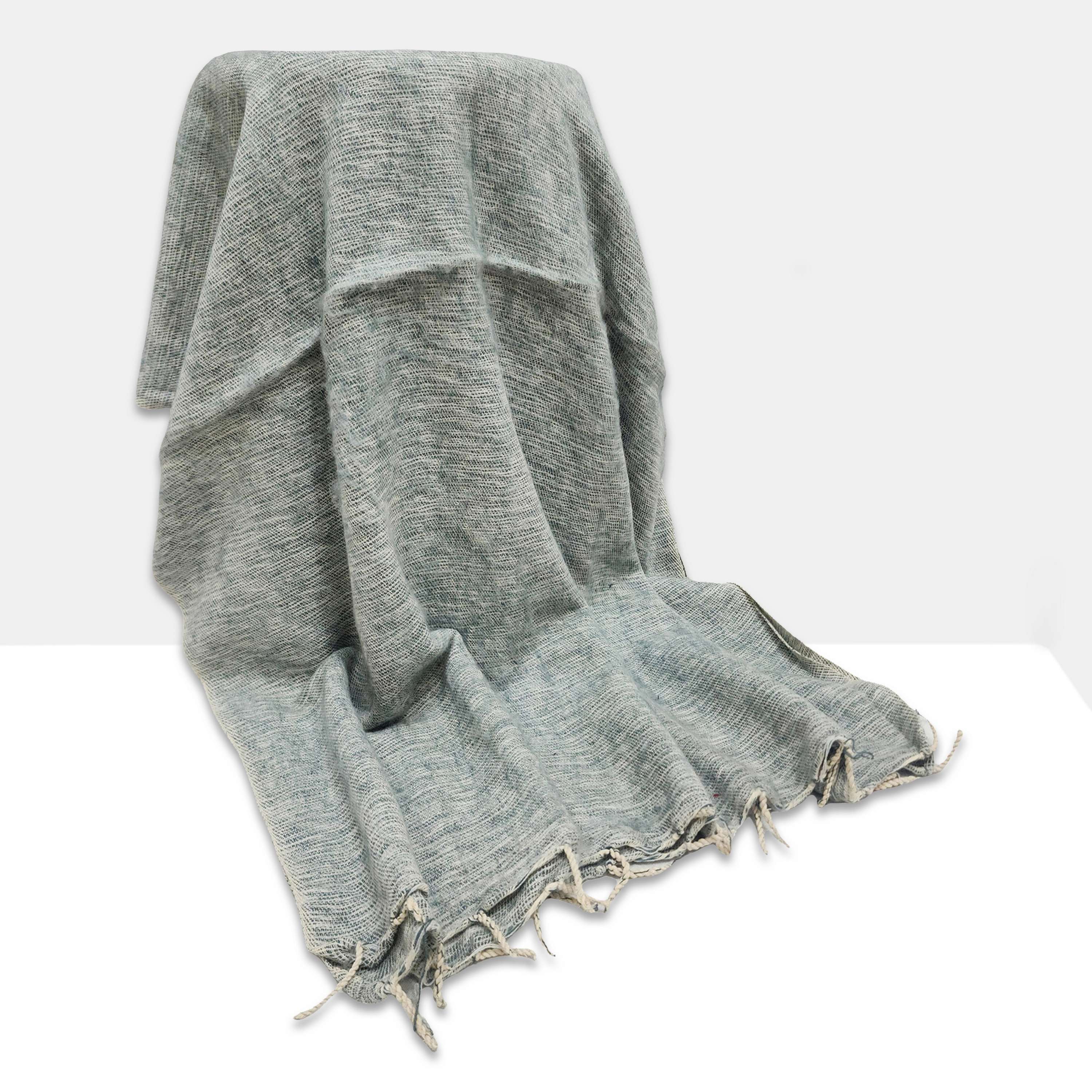 Yak Wool Shawl, Nepali Acrylic Hand Loom Shawl, <span Style=