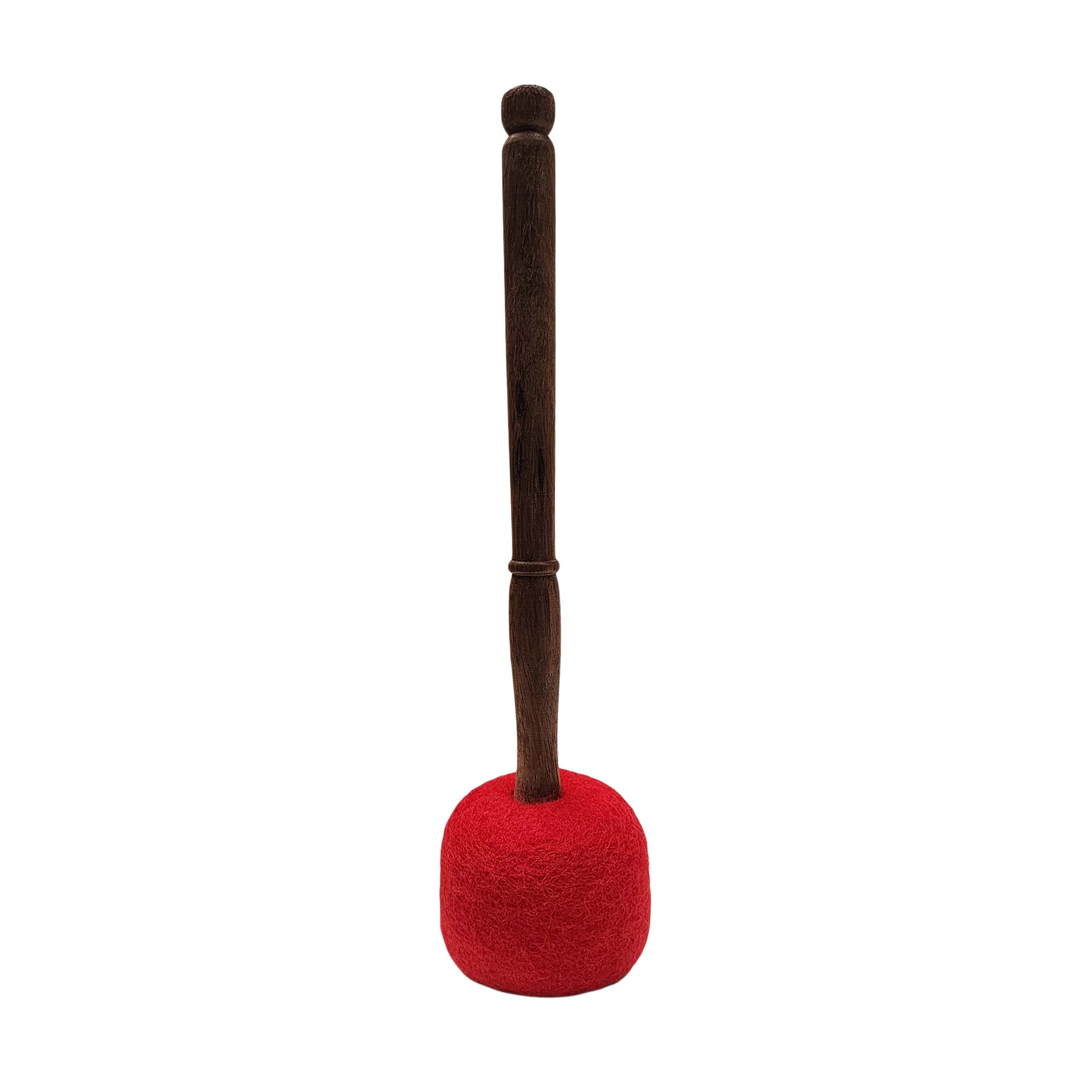 Singing Bowl Accessories, Soft Felt Beating Mallet, Medium