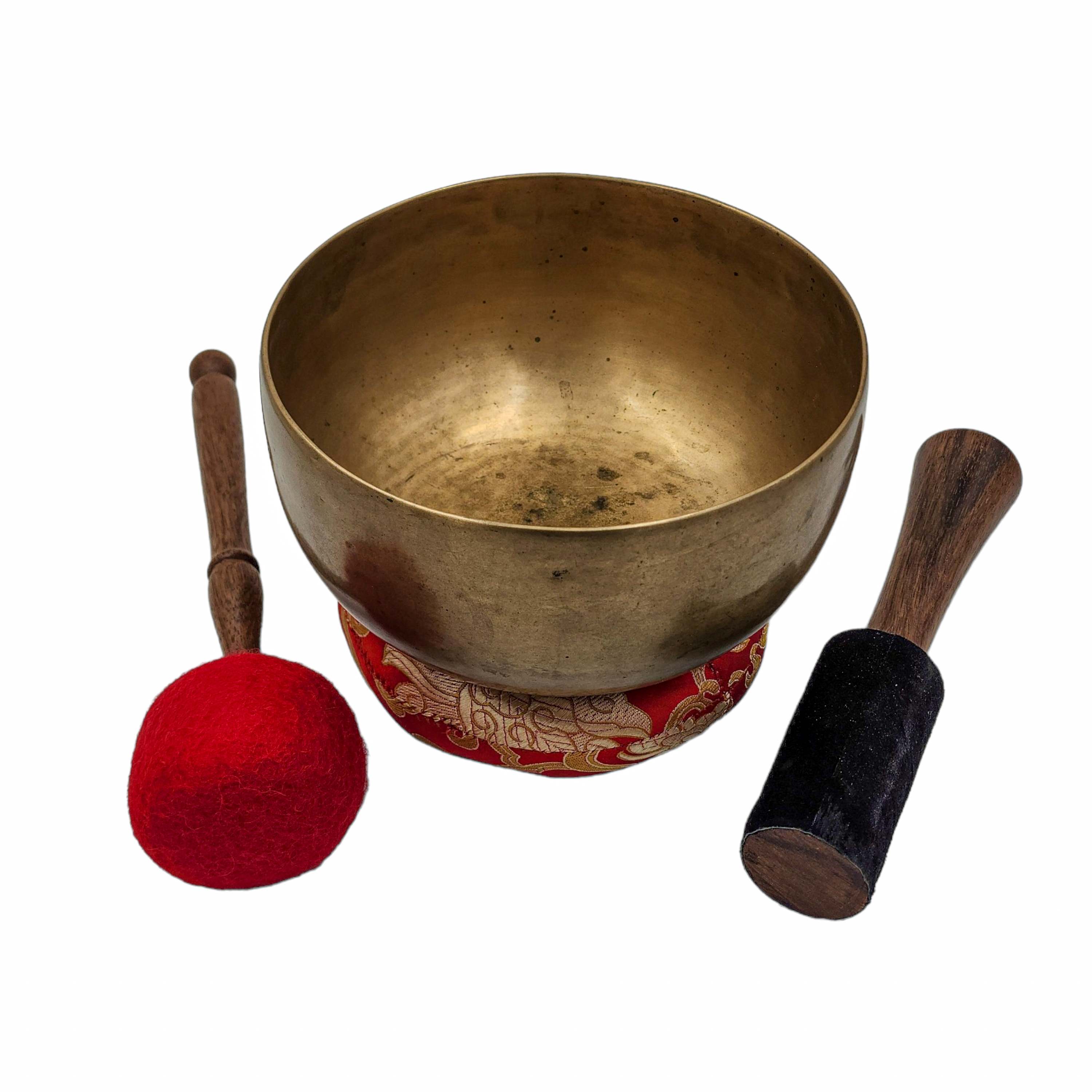 Kopre Singing Bowl, Buddhist Hand Beaten, Antique Finishing, <span Style=