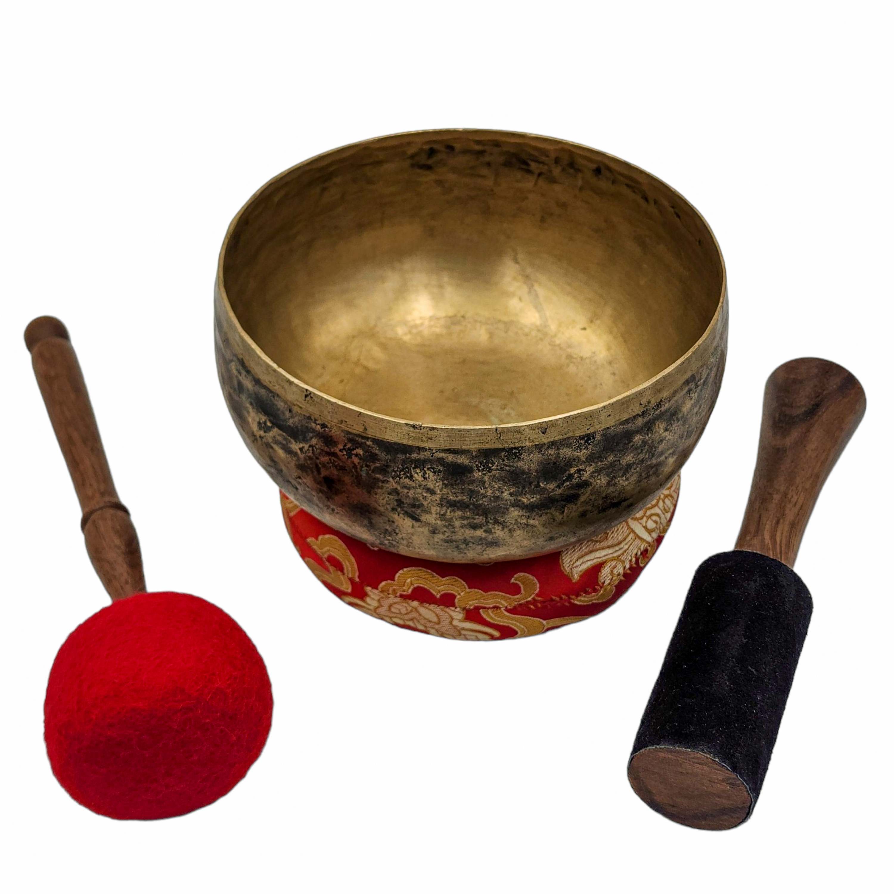 Kopre Singing Bowl, Buddhist Hand Beaten, Antique Finishing, <span Style=