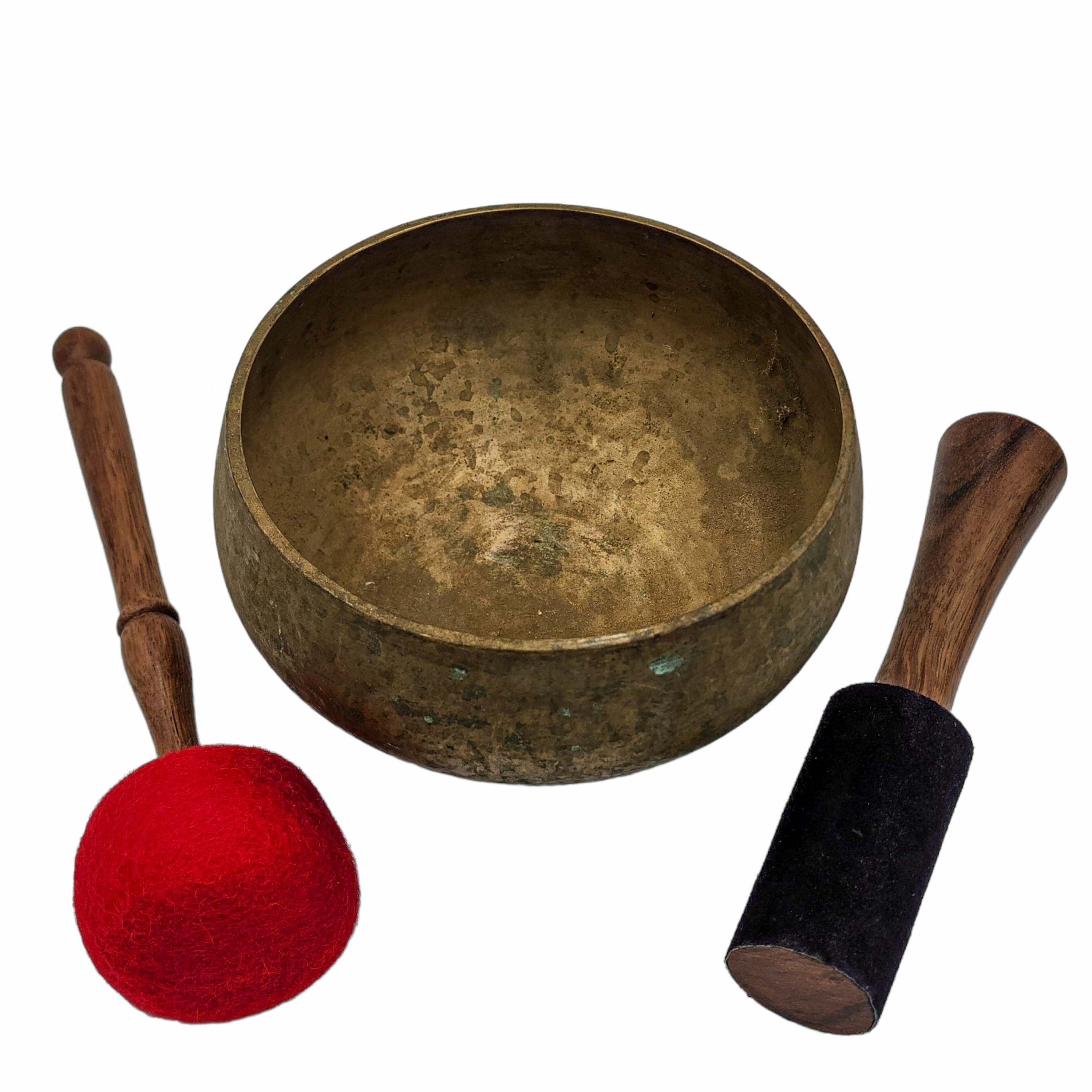 Naga Singing Bowl, Buddhist Hand Beaten, Antique Finishing, <span Style=